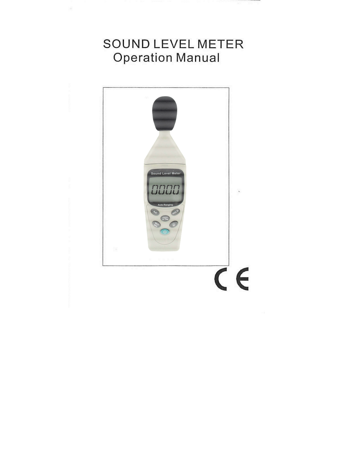 Dwyer Instruments SM-100 Operating Manual