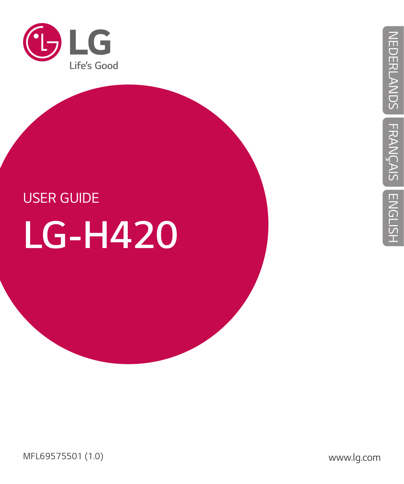 LG LG-H420 Operating Instructions