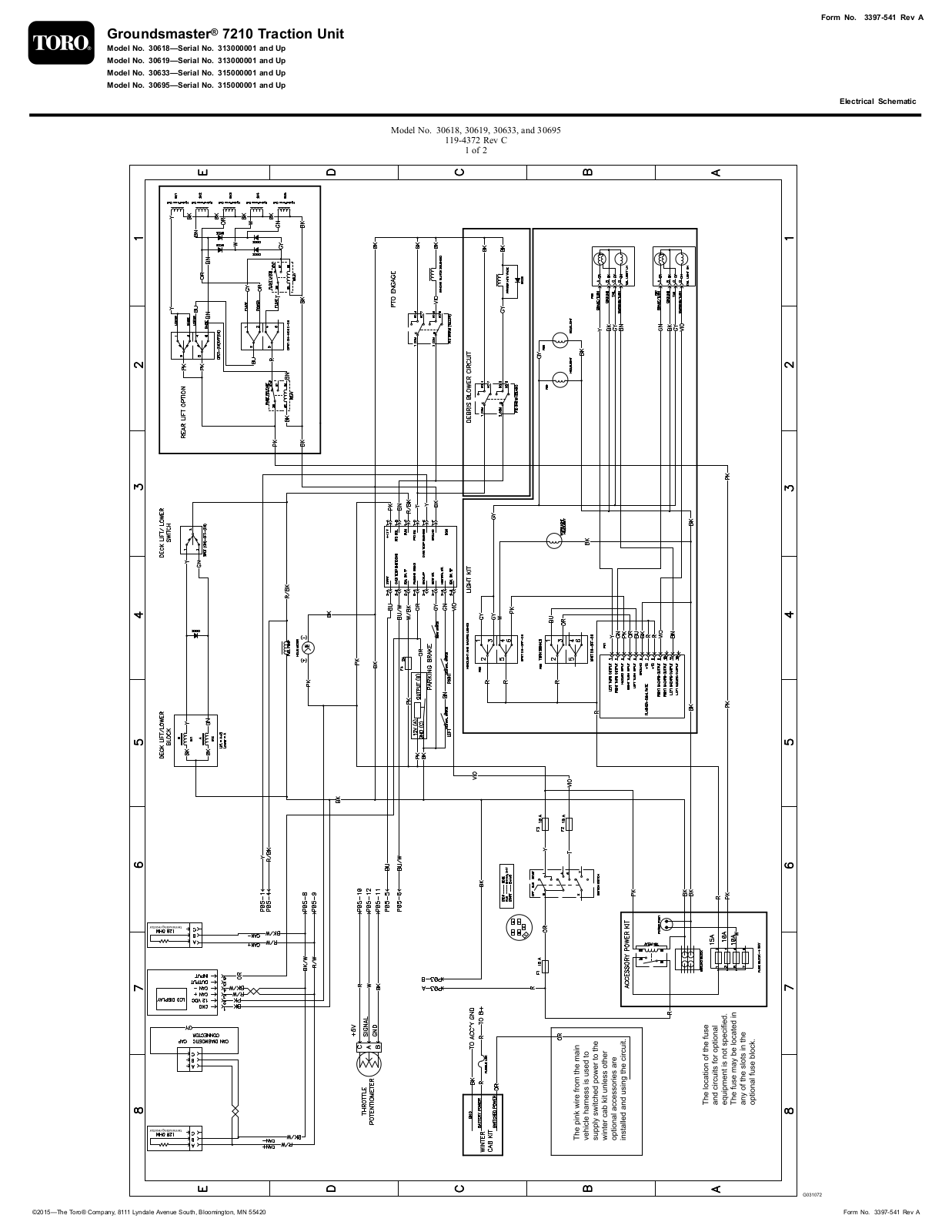 Toro 30695 Schematic Drawing - Electrical - ManualMachine.com