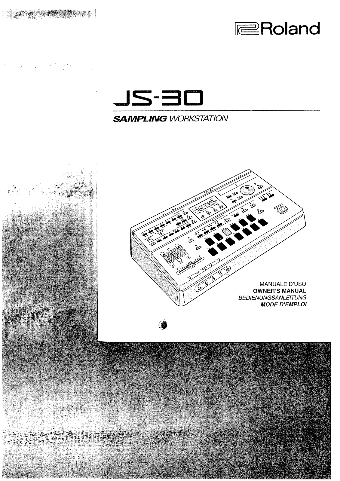 Roland JS-30 User Manual