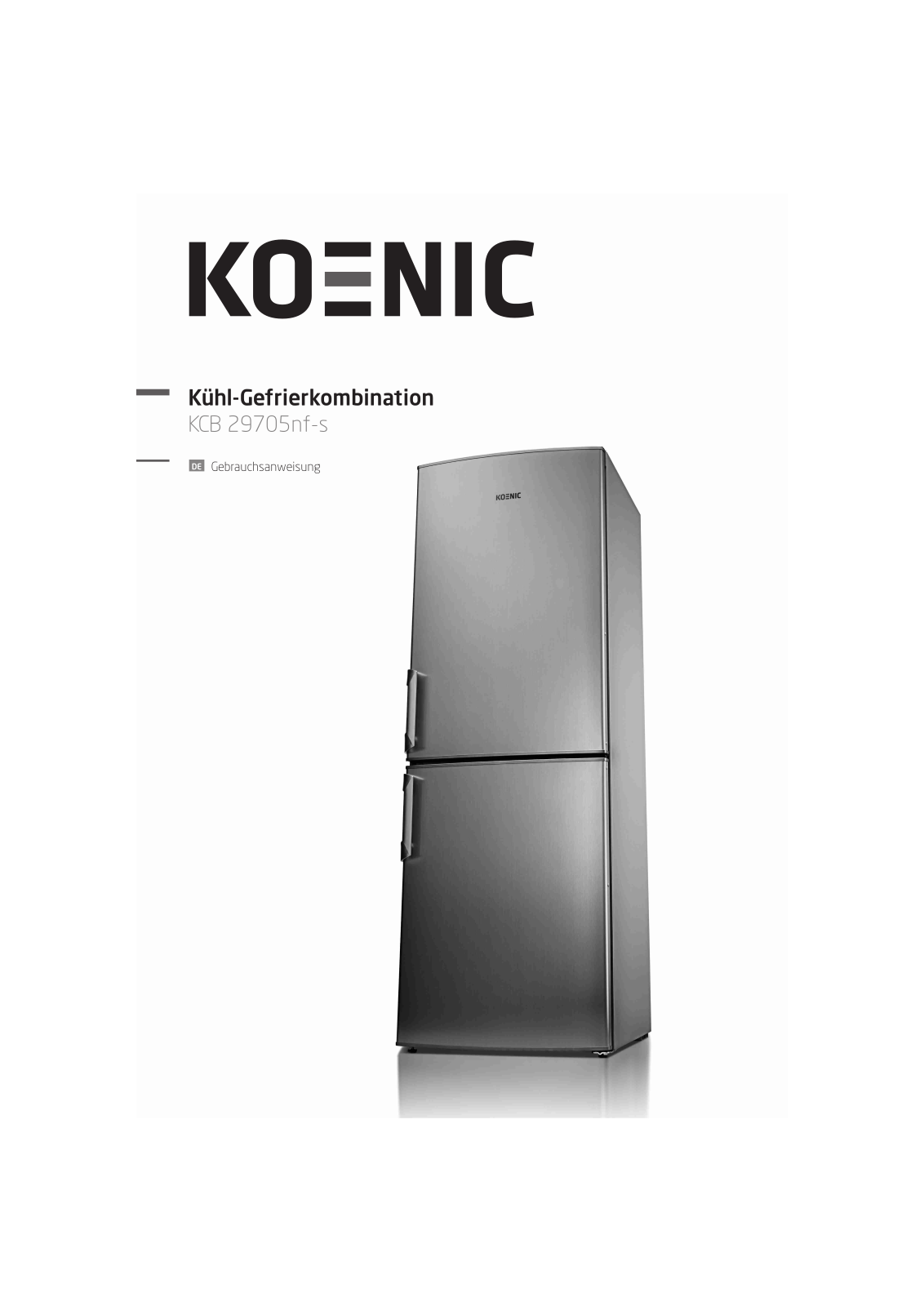 Koenic KCB 29705nf-s User Manual