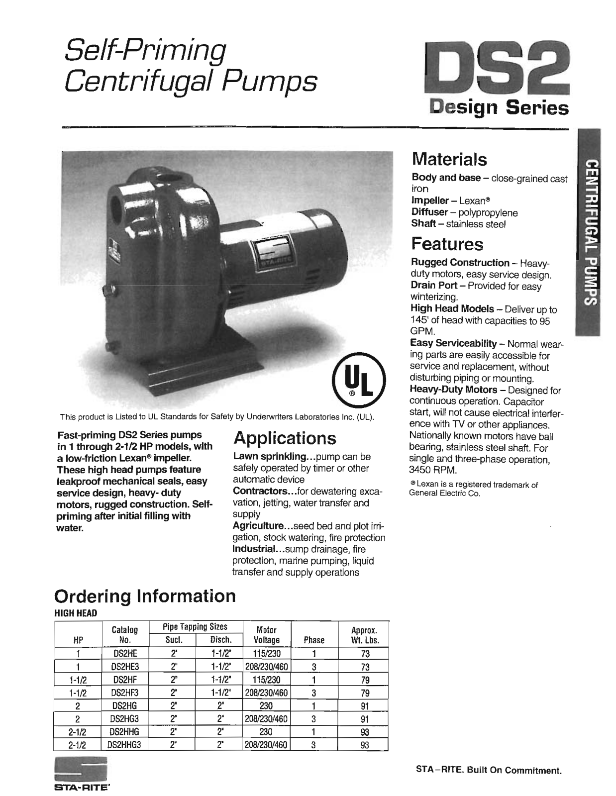 Sta-Rite DS2HE3 User Manual