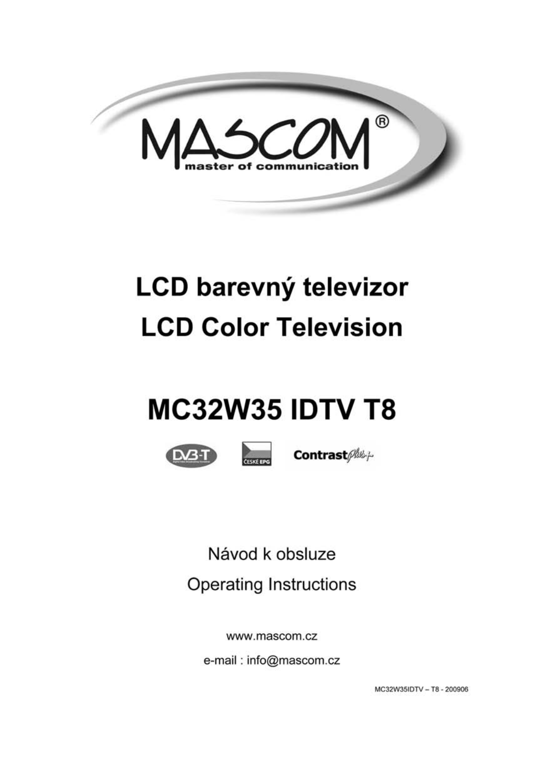 Mascom MC32W35 IDTV User Manual