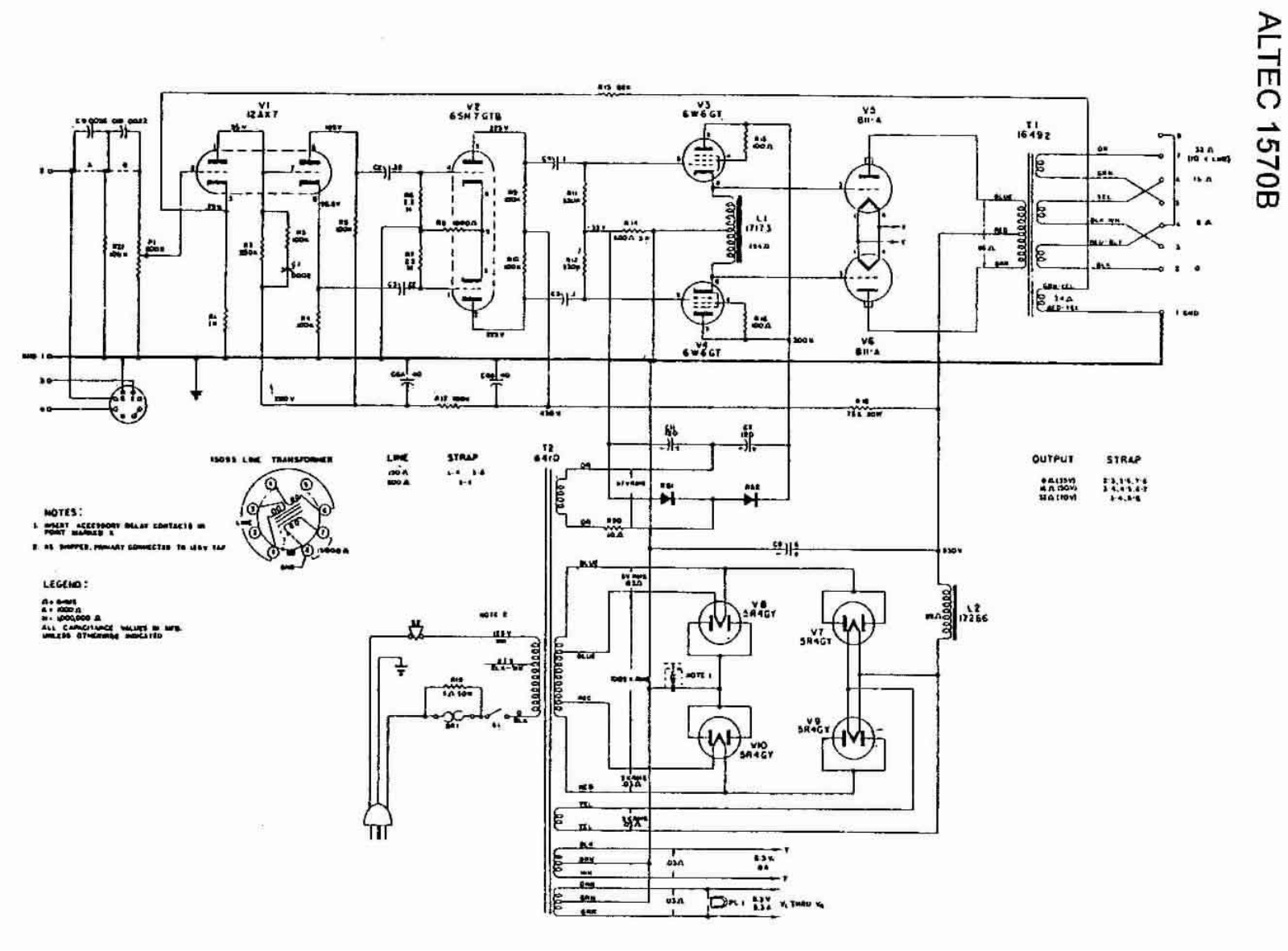 Altec 1570b schematic