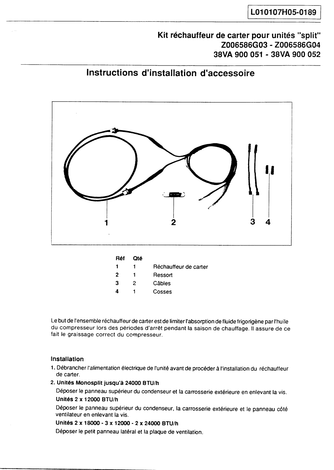 Carrier 38DCRACC User Manual