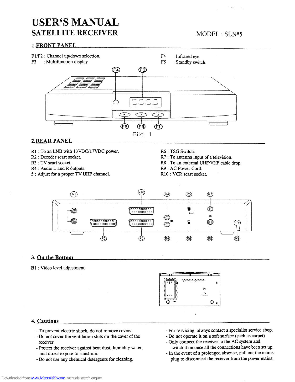 DirecTV SL5 User Manual