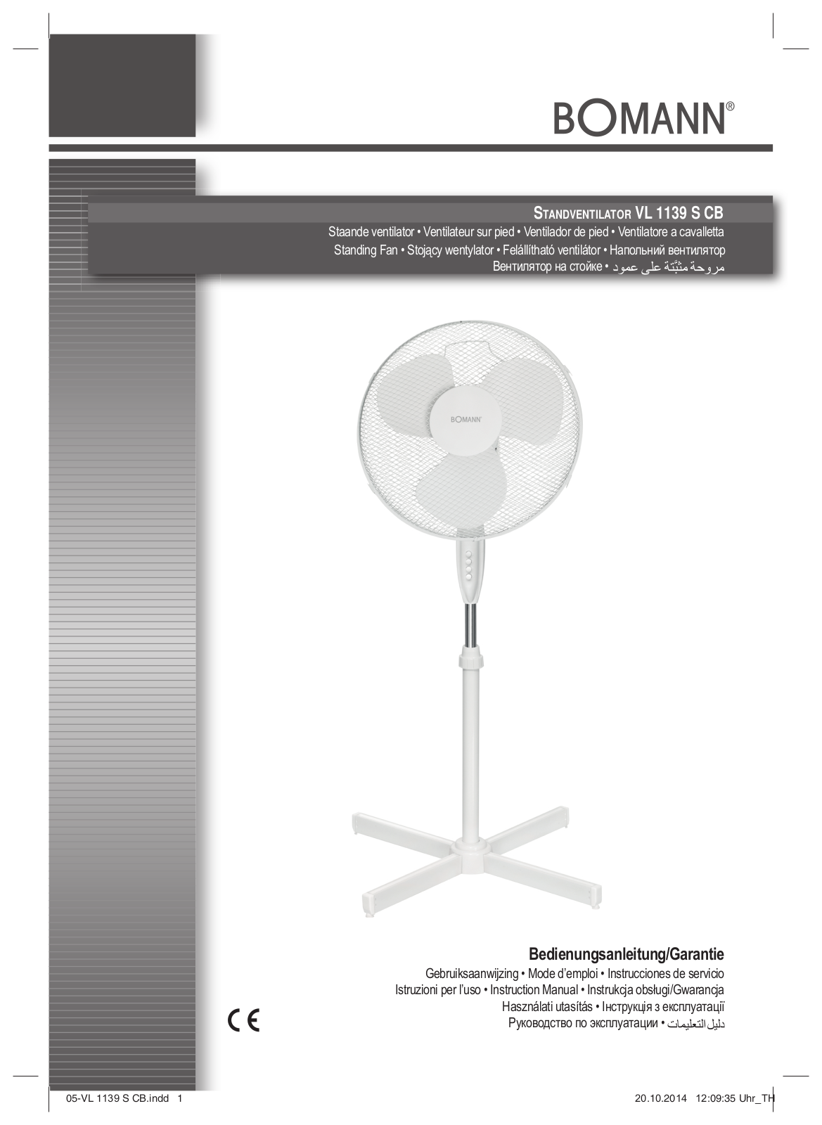 Bomann VL 1139S CB operation manual