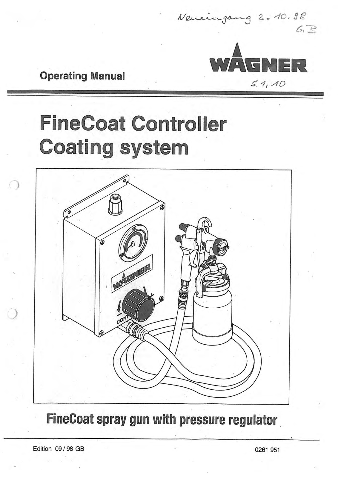 Wagner SprayTech 0261-951 User Manual