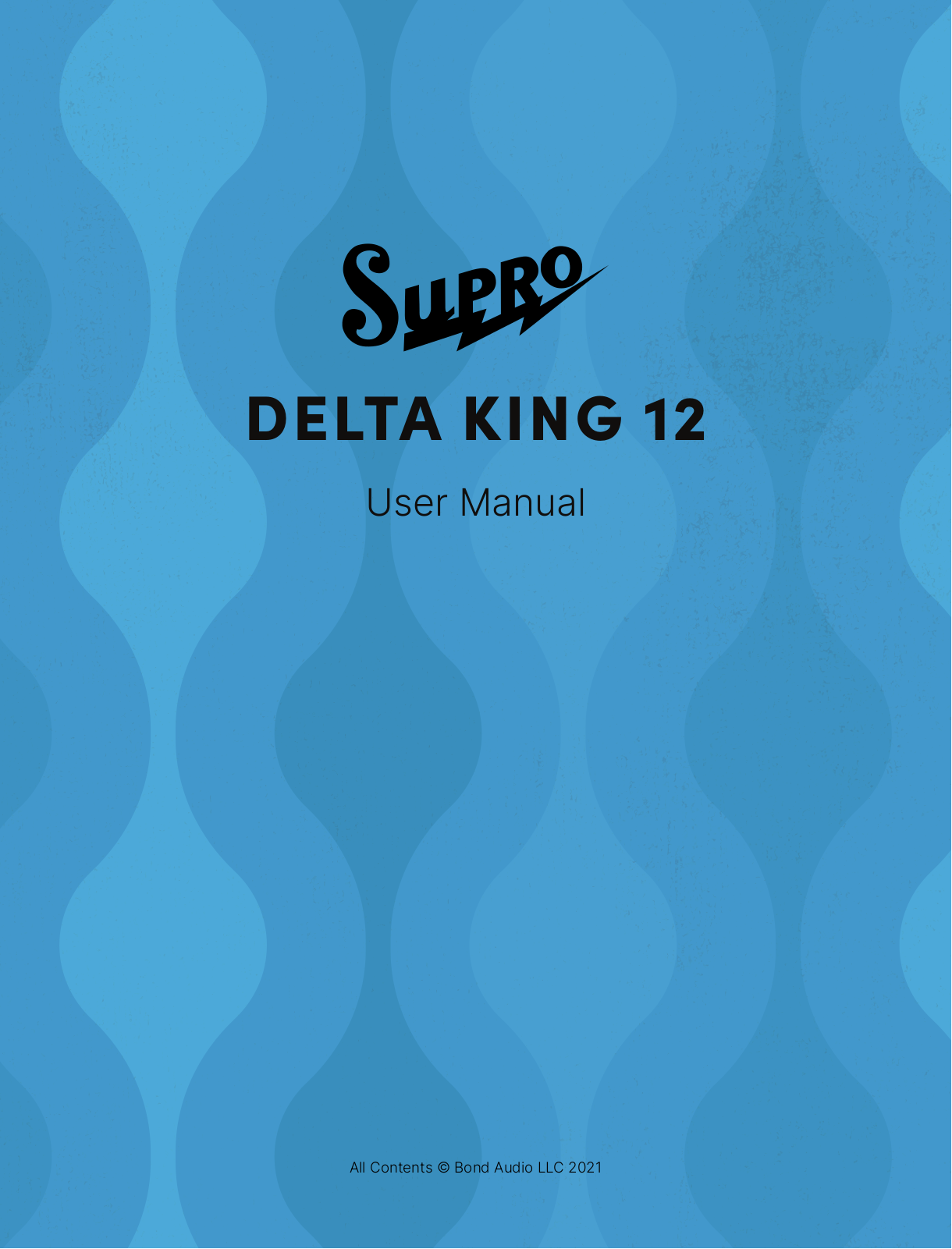 Supro Delta King 12 User manual