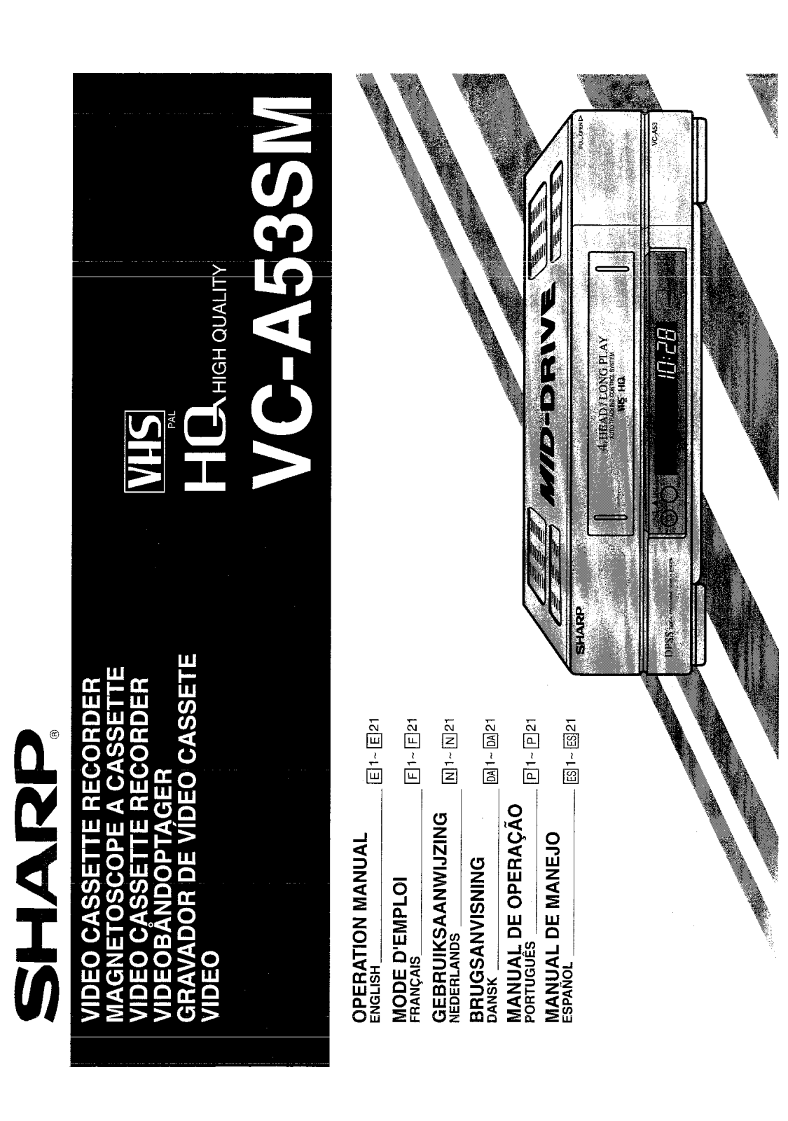 Sharp VC-A53SM User Manual