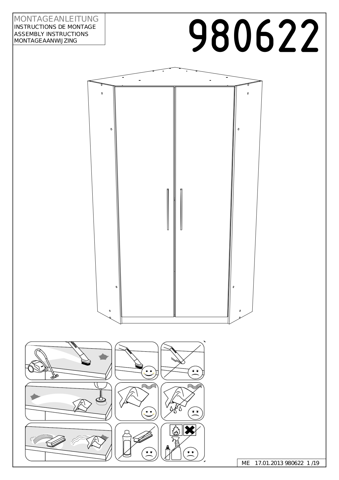 Wimex 980622 Assembly instructions