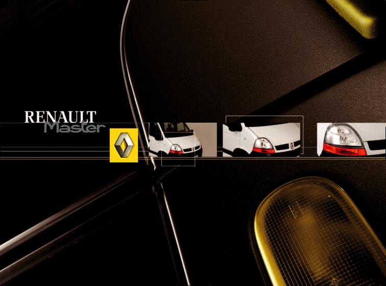 Renault MASTER 2005 Owner Manual