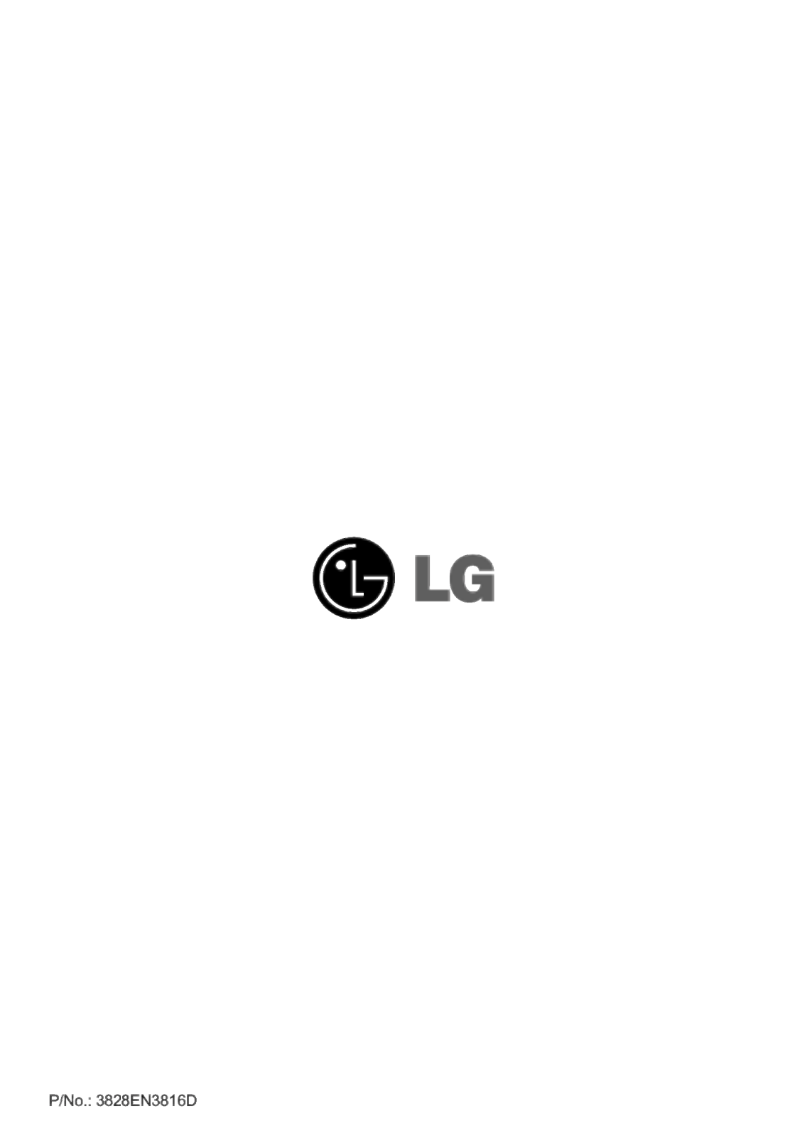 LG WD-80160TP User manual
