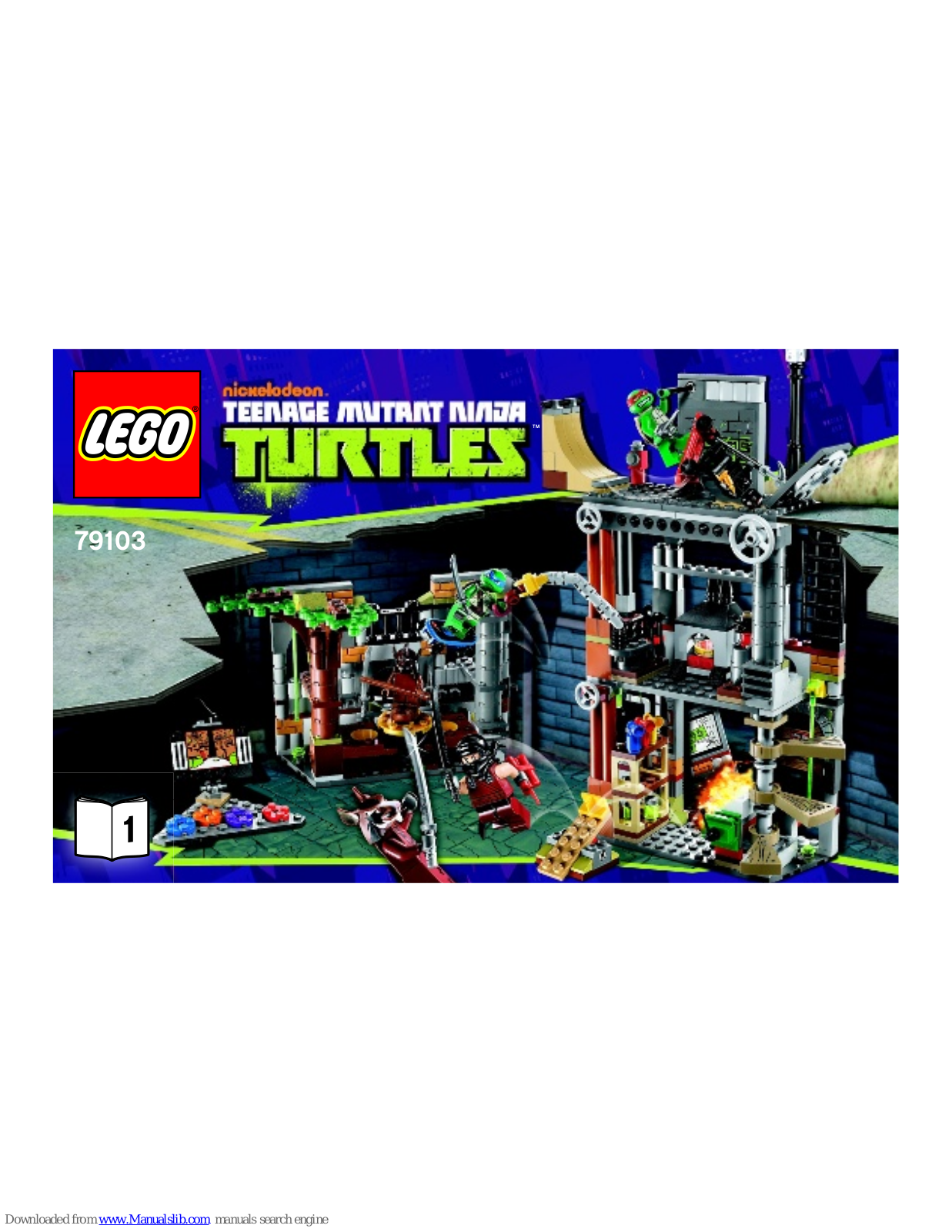 LEGO Turtles 79103, 75150, 60046, city 60026 Assembly Instructions Manual