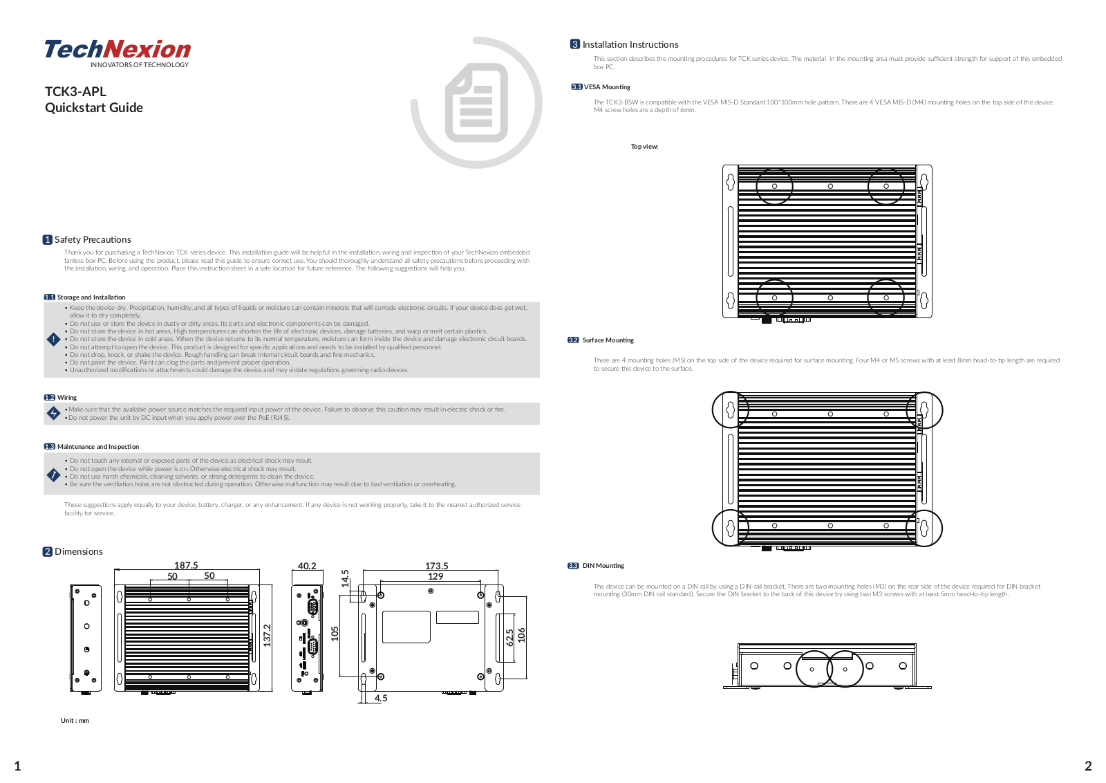 TechNexion TCK3-APL Quick Start Manual - ManualMachine.com