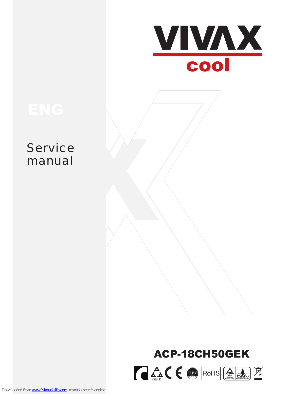 Vivax cool ACP-18CH50GEK Service Manual