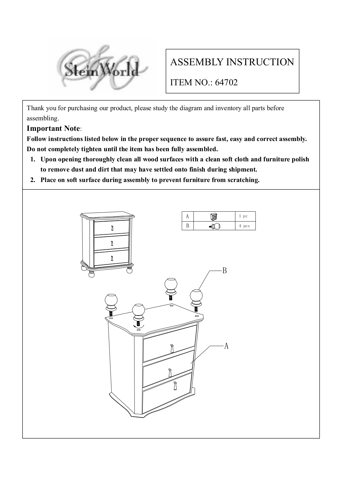 Stein World 64702 User Manual - ManualMachine.com