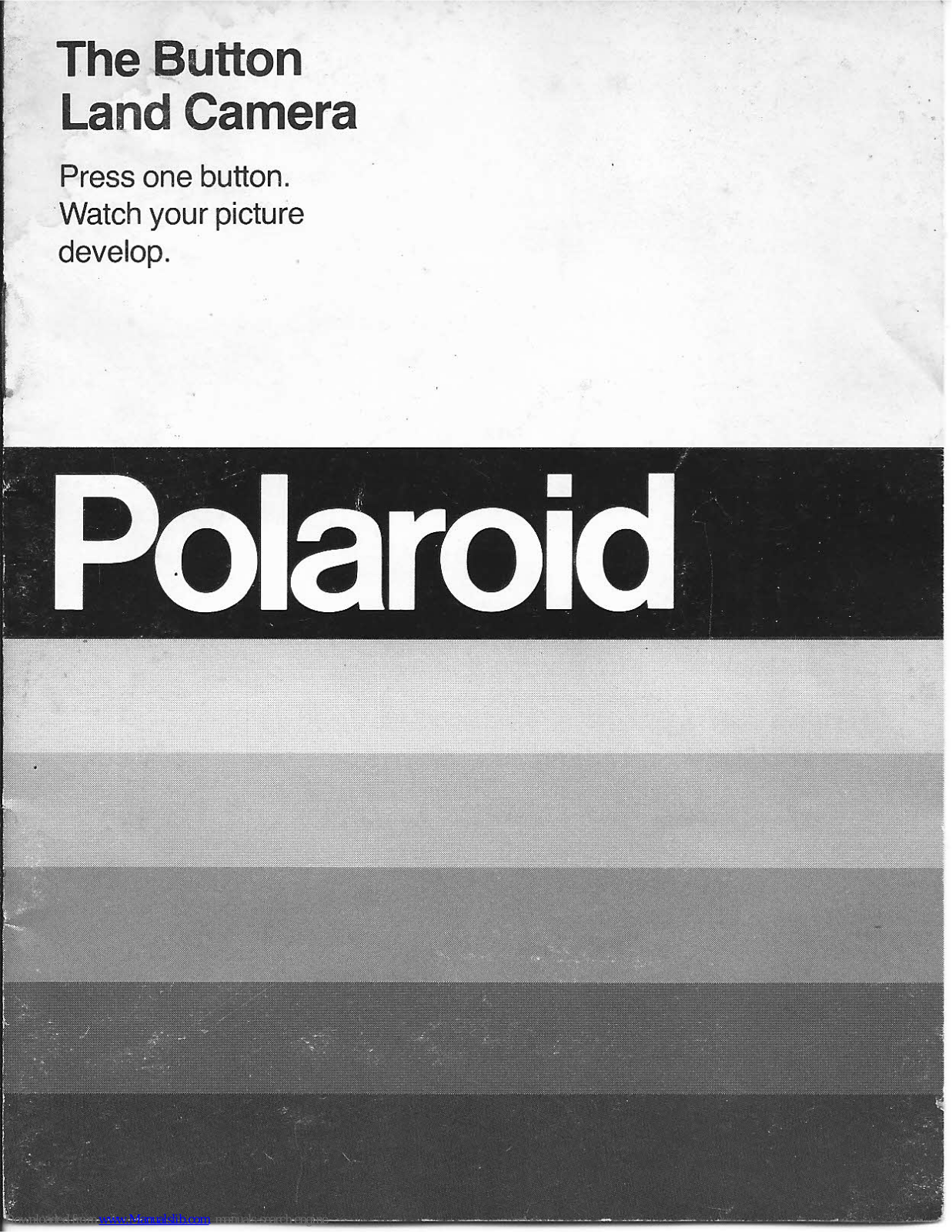 Polaroid Button Land Camera User Manual