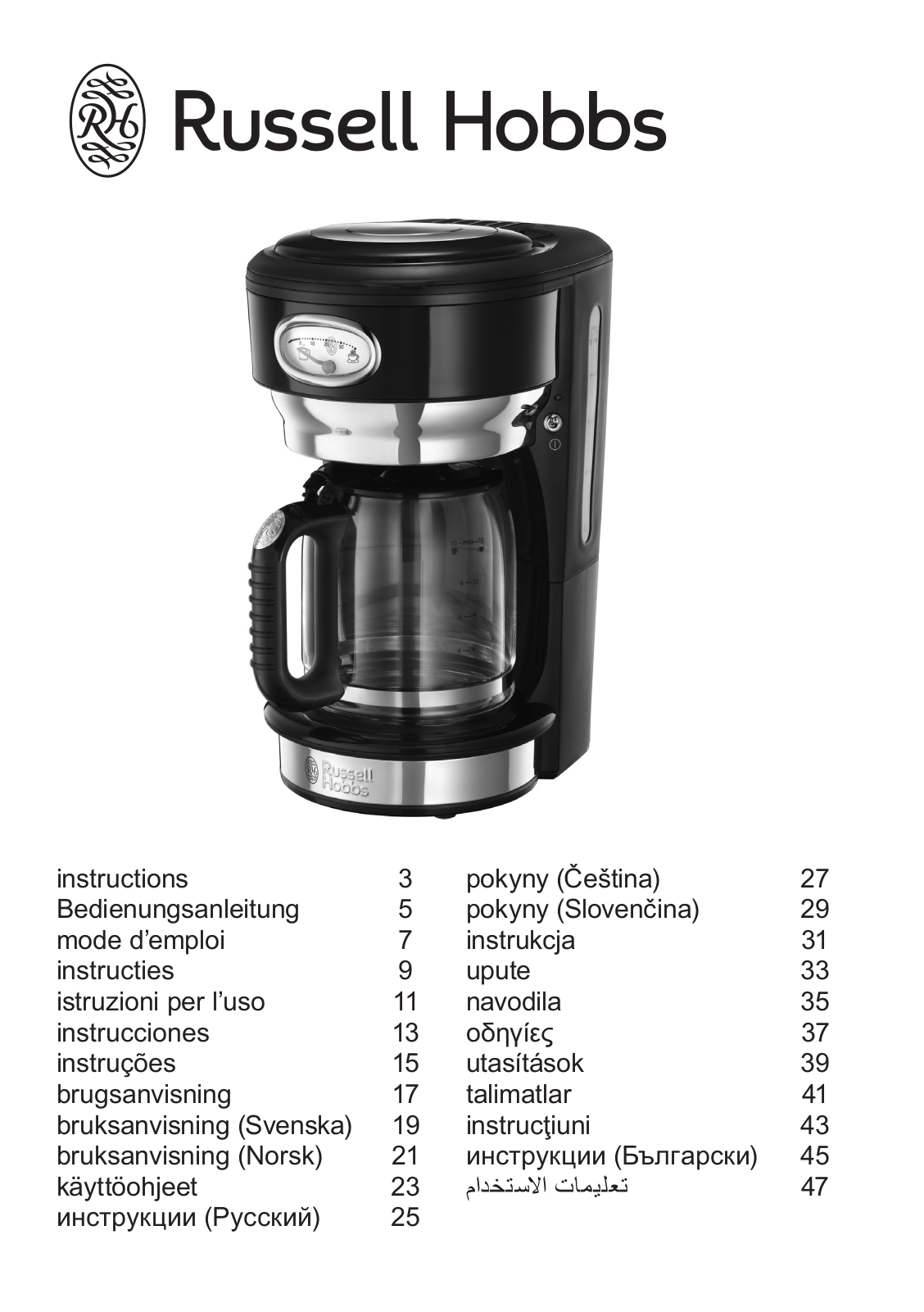 Russell hobbs 21701-56 User Manual