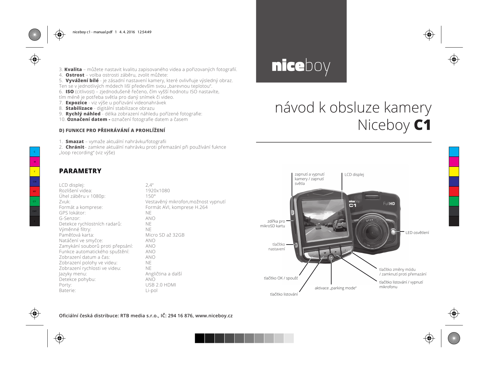 Niceboy C1 User Manual