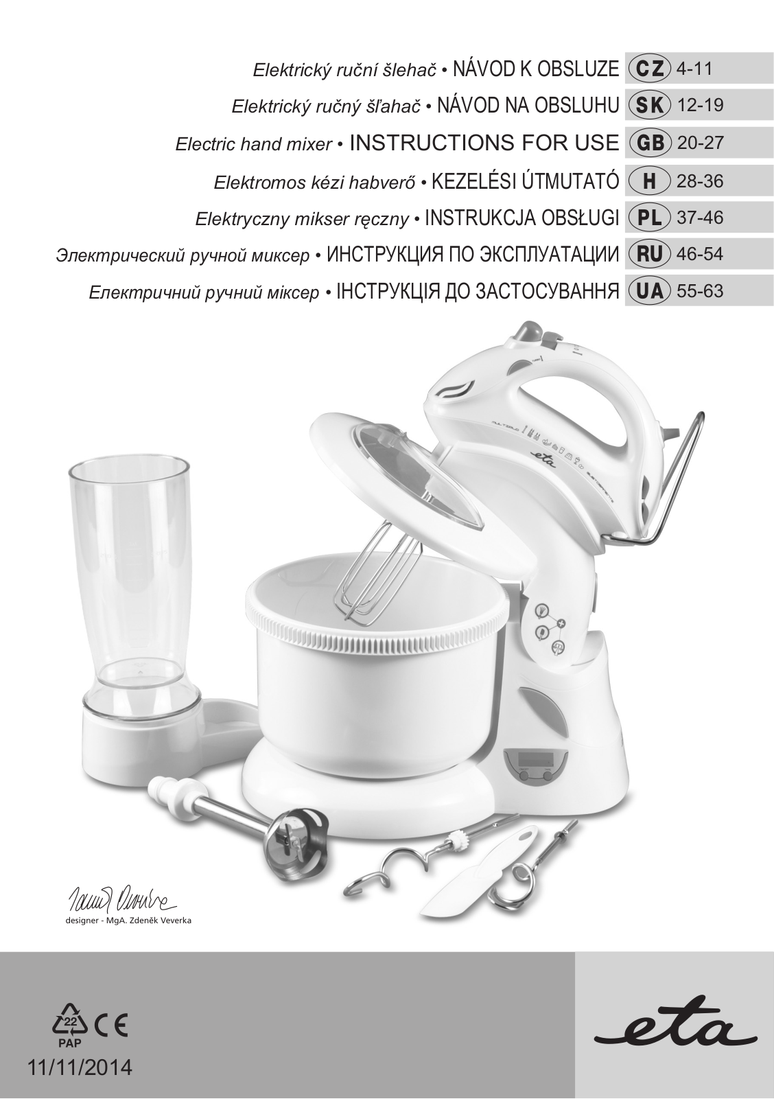 ETA Multiplo 2088 90000 User Manual