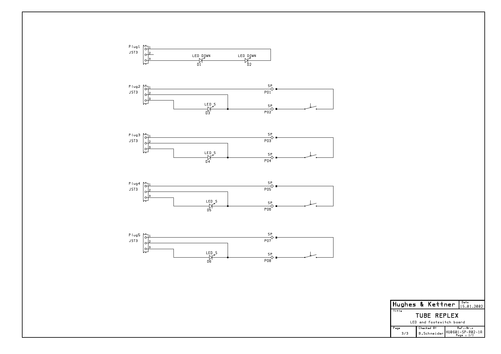 HK tube replex schematic