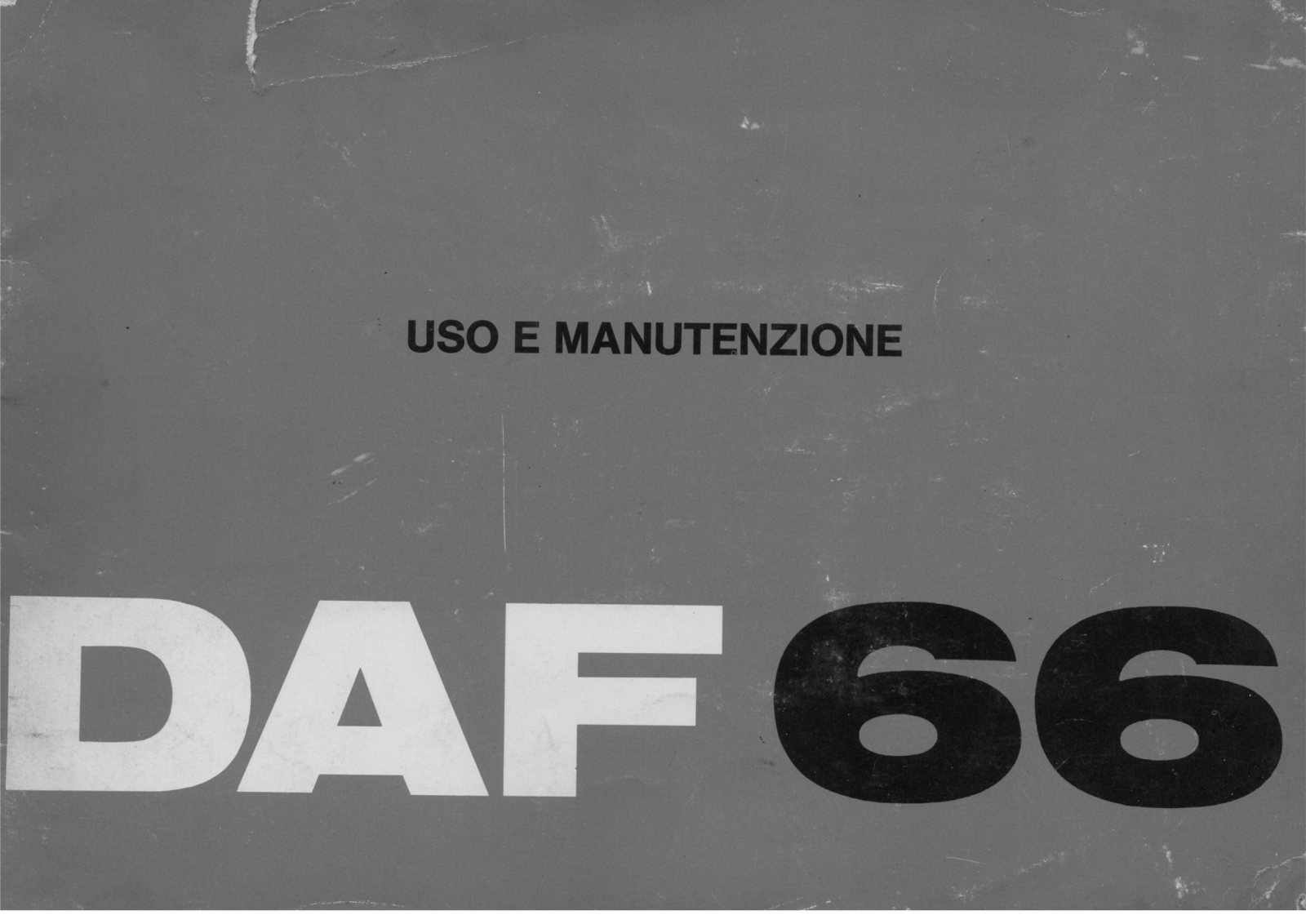 DAF 66 1972 User Manual