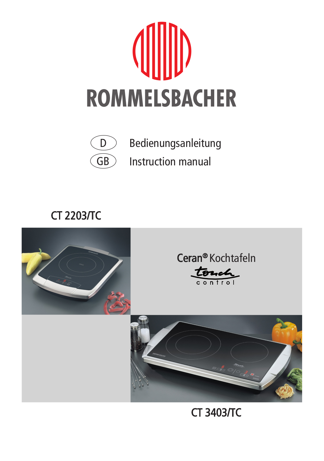 Rommelsbacher CT 3403-TC operation manual