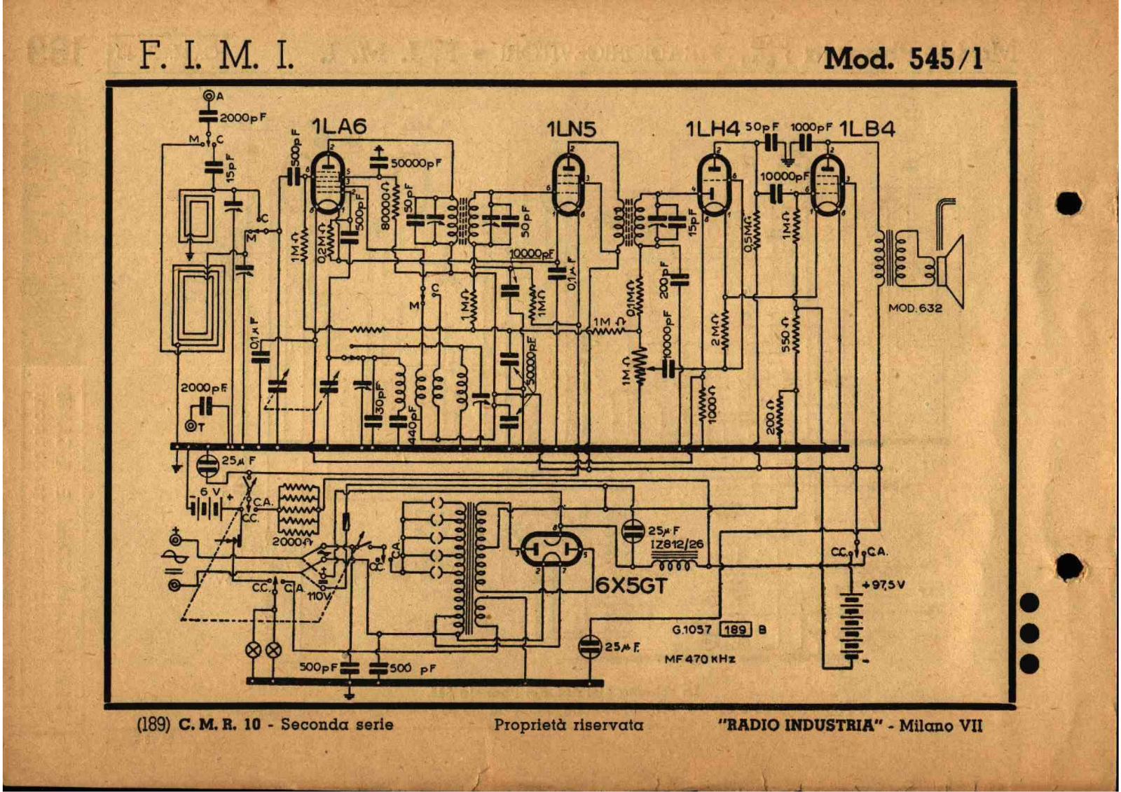 Phonola 545 1 schematic - ManualMachine.com