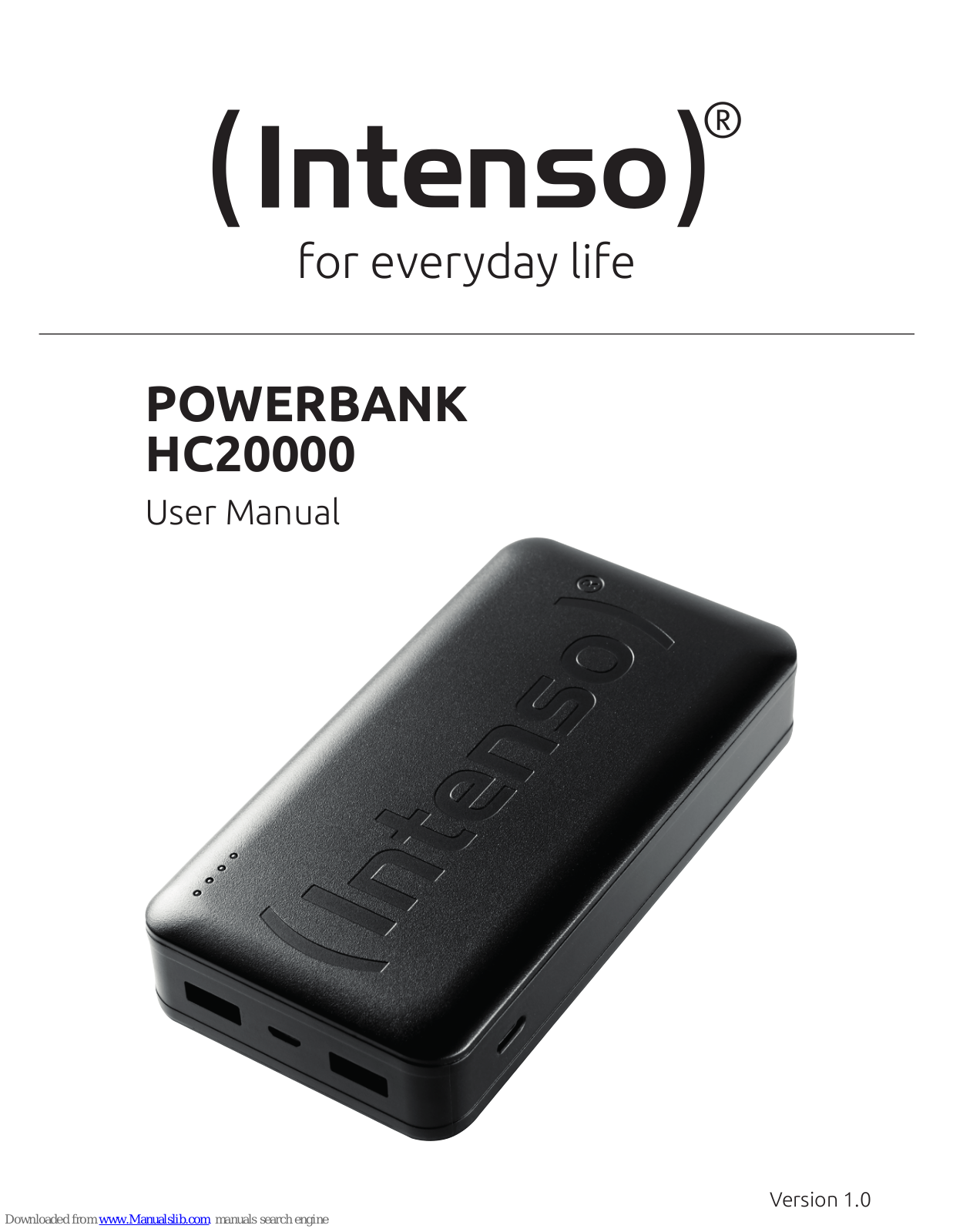 Intenso HC20000, HC15000, P10000, S10000-C, S10000 User Manual