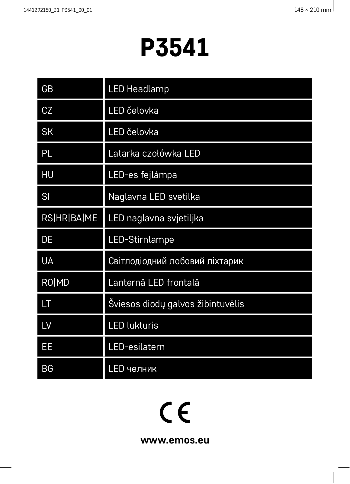 EMOS P3541 User guide - ManualMachine.com