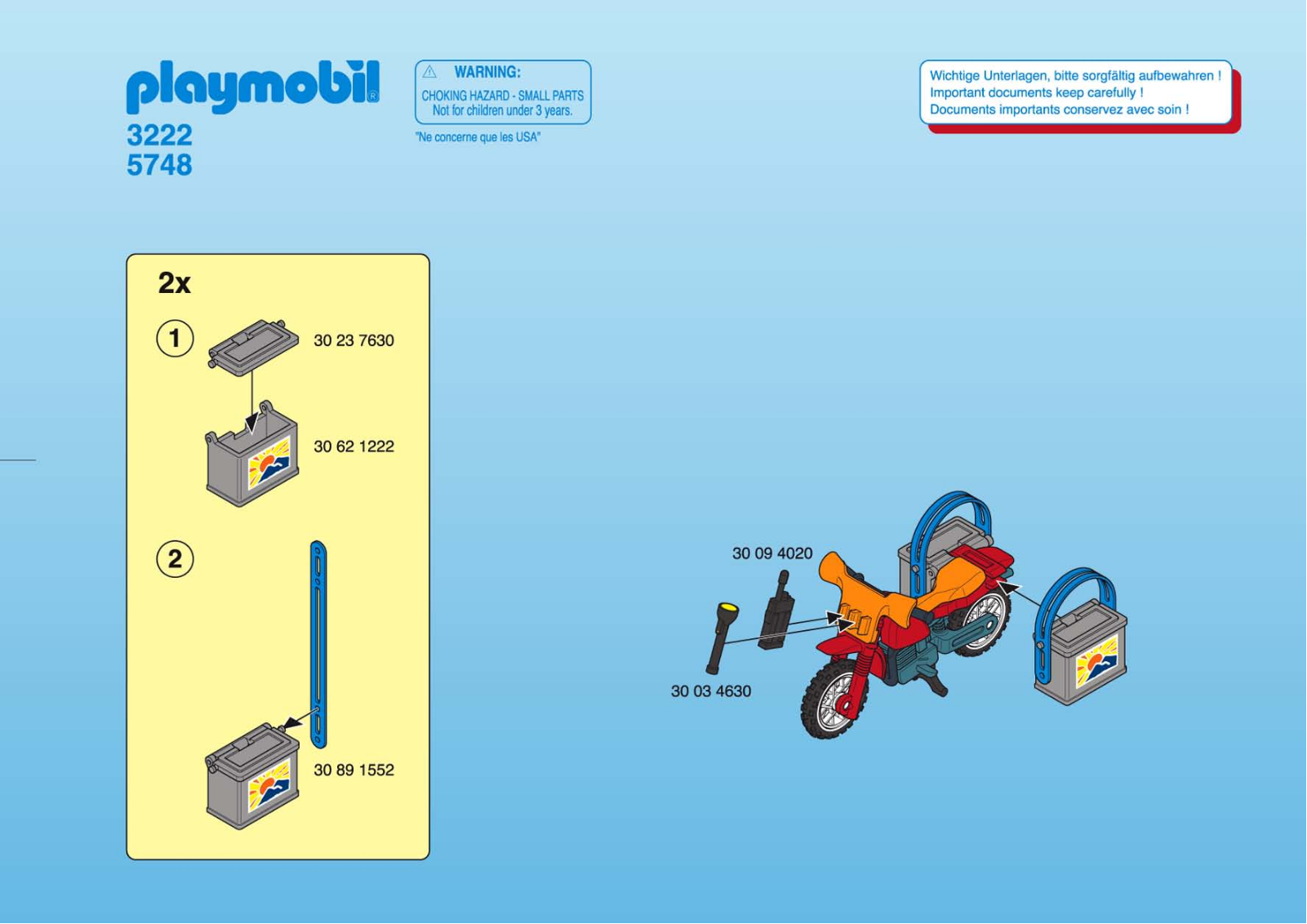 Playmobil 5748 Instructions