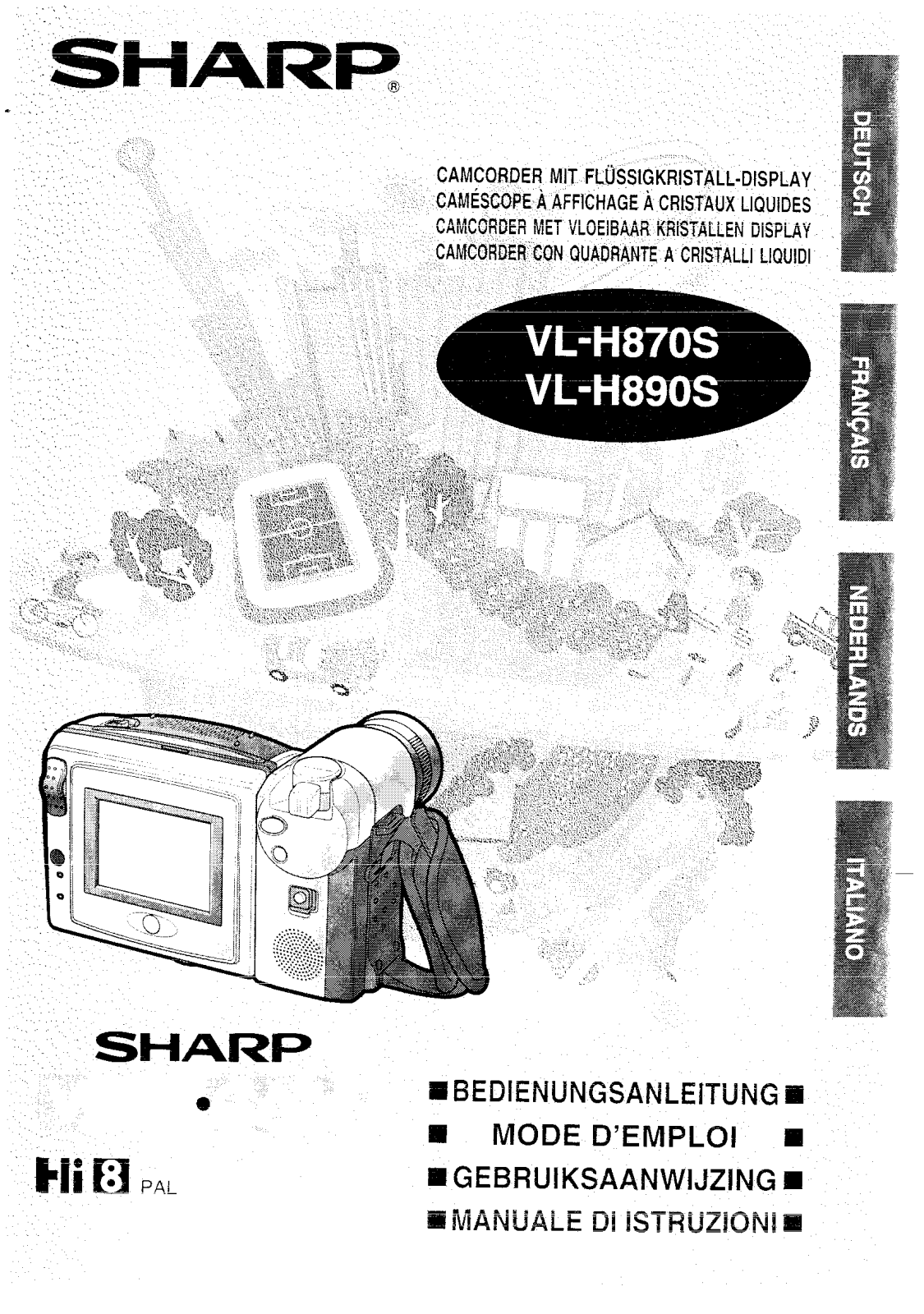 Sharp VL-H890S Operation Manual