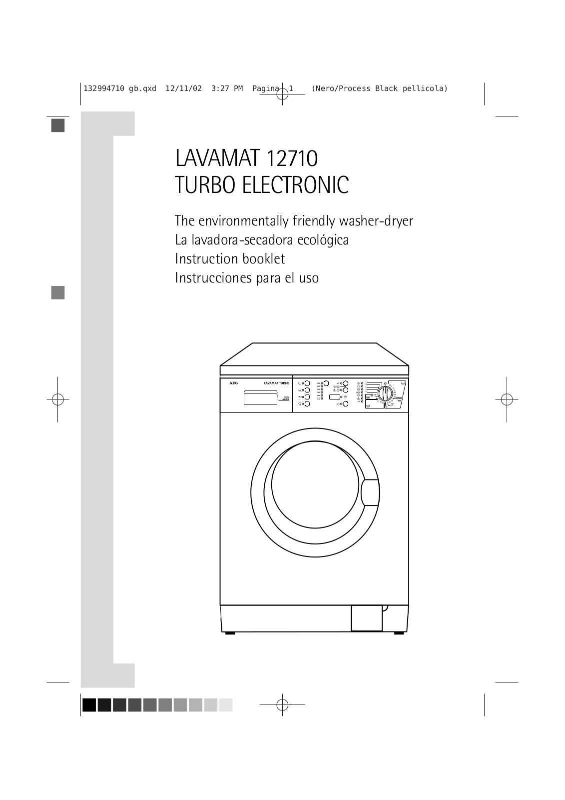 AEG LAVAMAT 12710 TURBO ELECTRONIC Manual