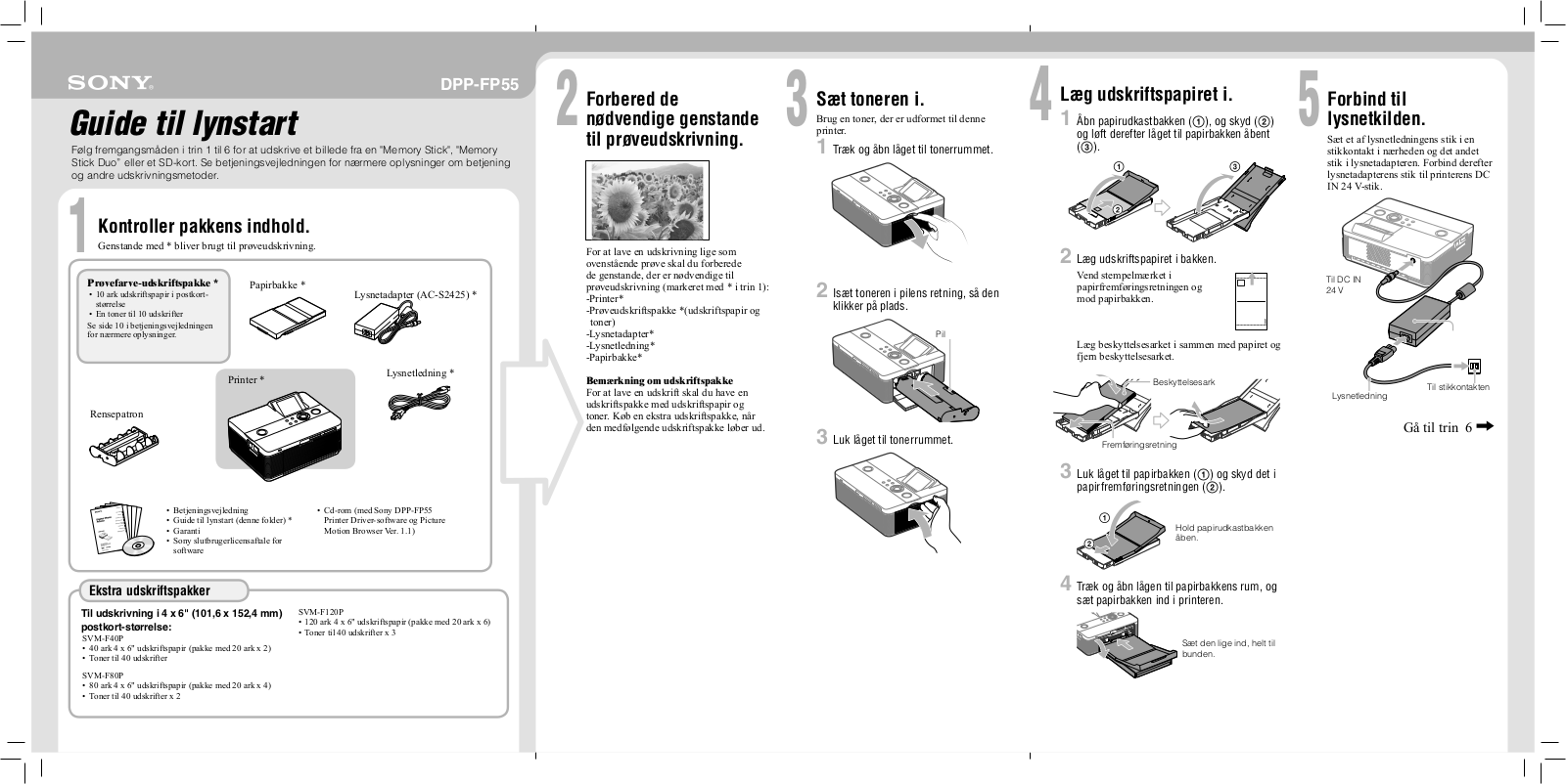 Sony DPP-FP55 User Manual