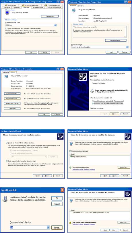 Samsung SYNCMASTER 173P PLUS User Manual