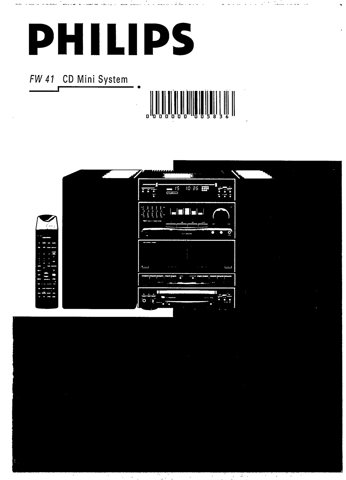 Philips FW41/25, FW41/22, FW41/21, FW41/20, FW41 User Manual