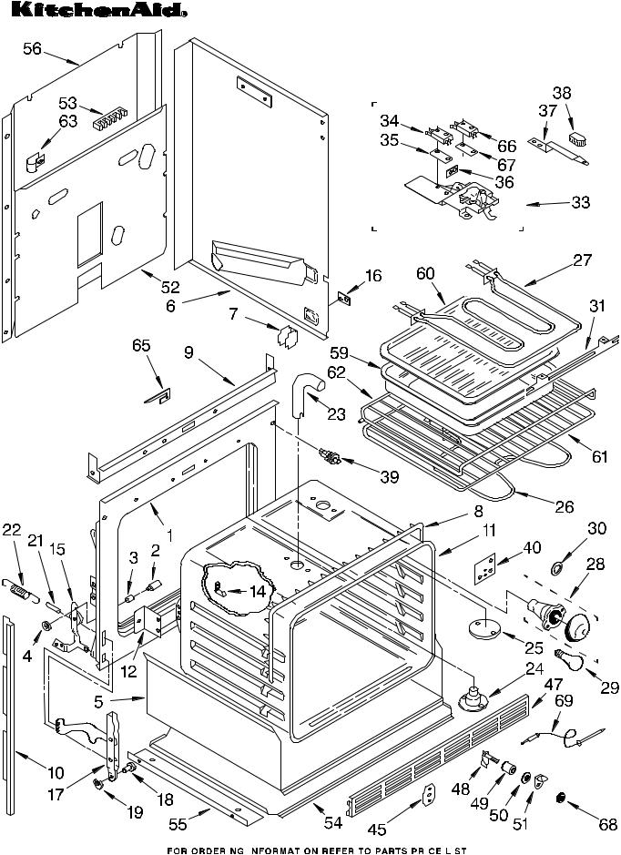 KitchenAid KEMS306XWH3 Parts List