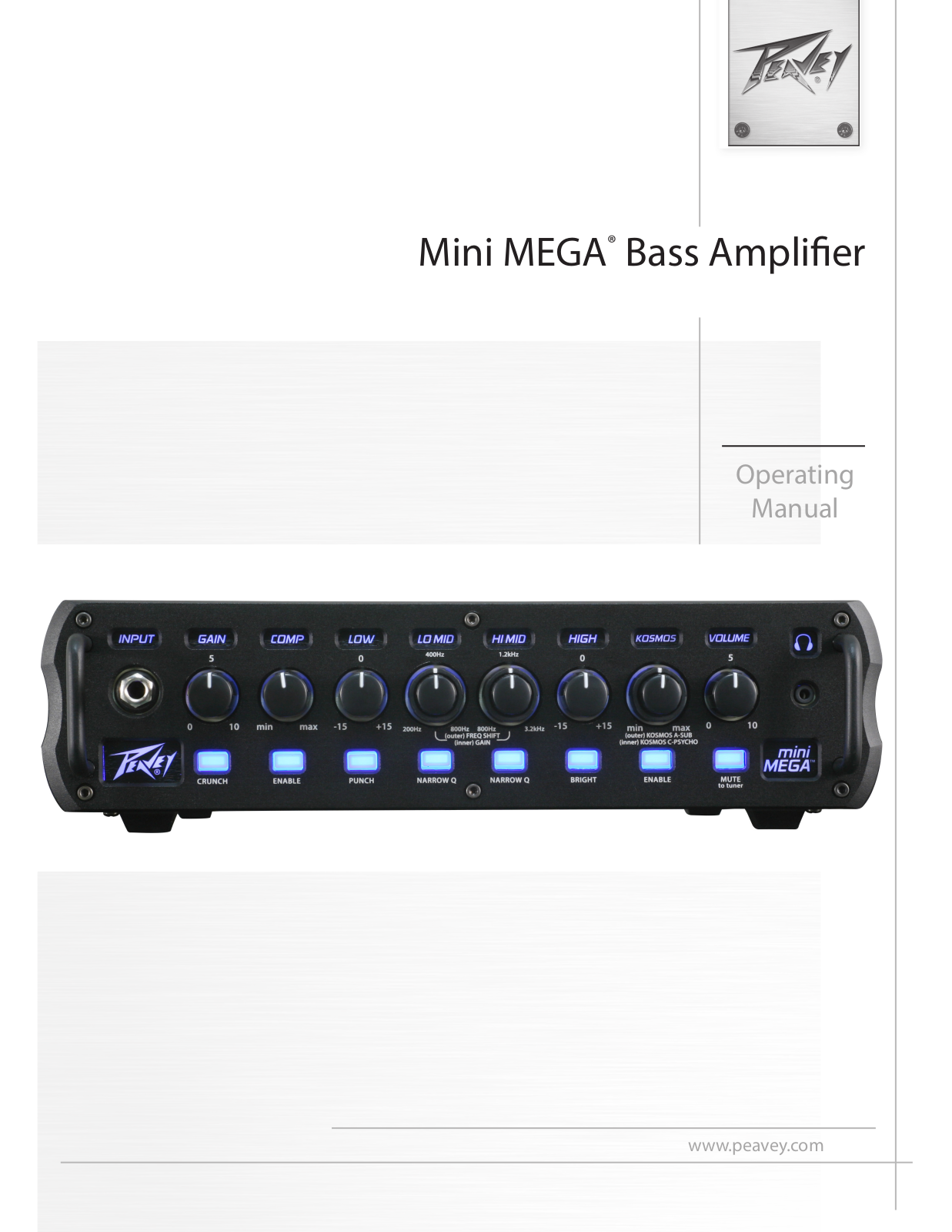 Peavey MiniMEGA Users Manual