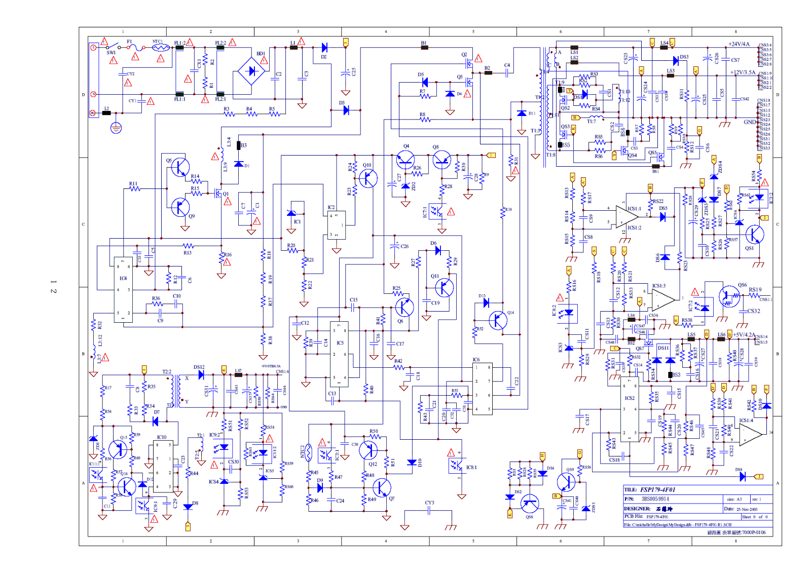 FSP 179-4F01 Schematic