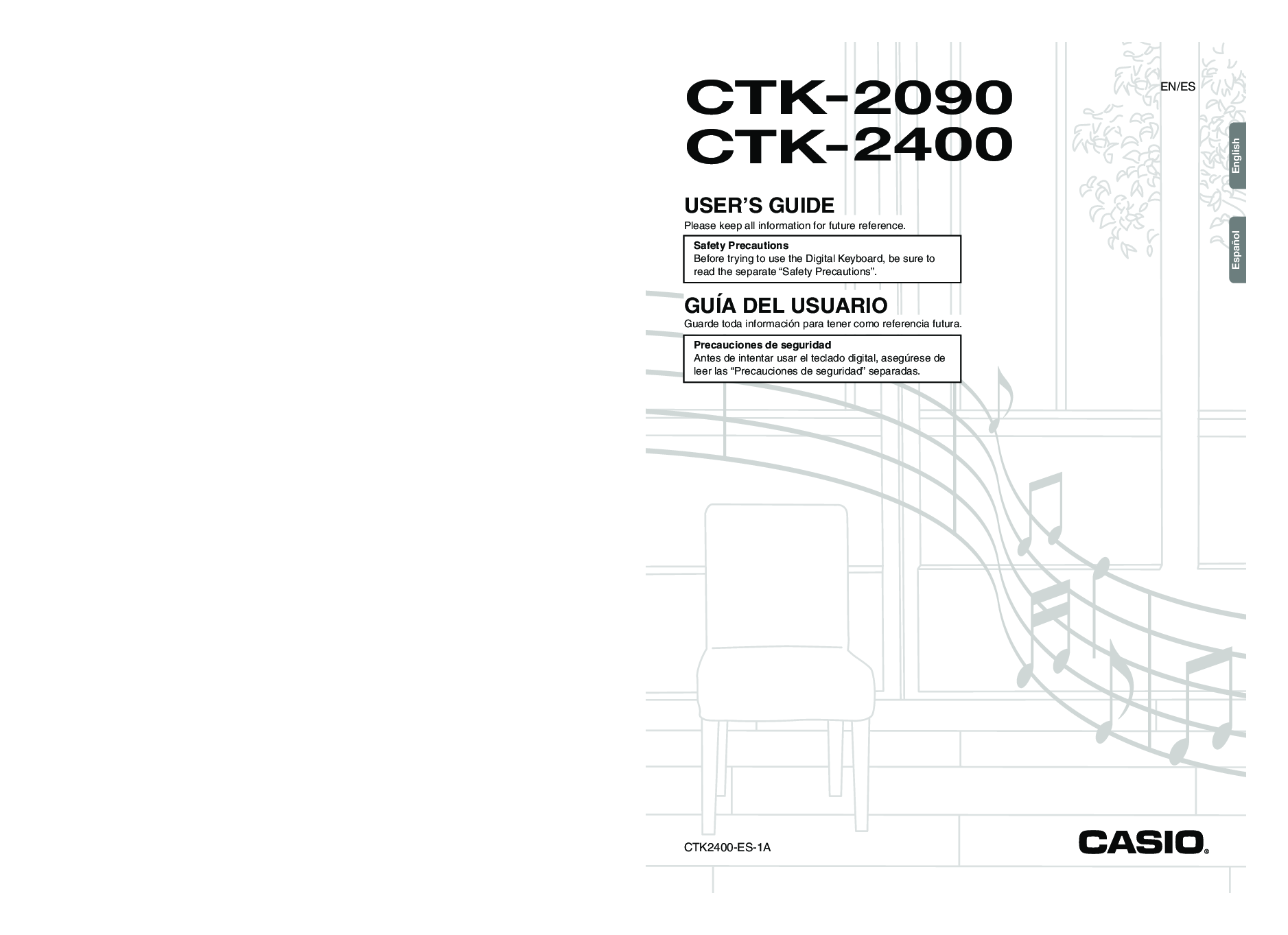 Casio CTK-2090, CTK-2400 User Guide