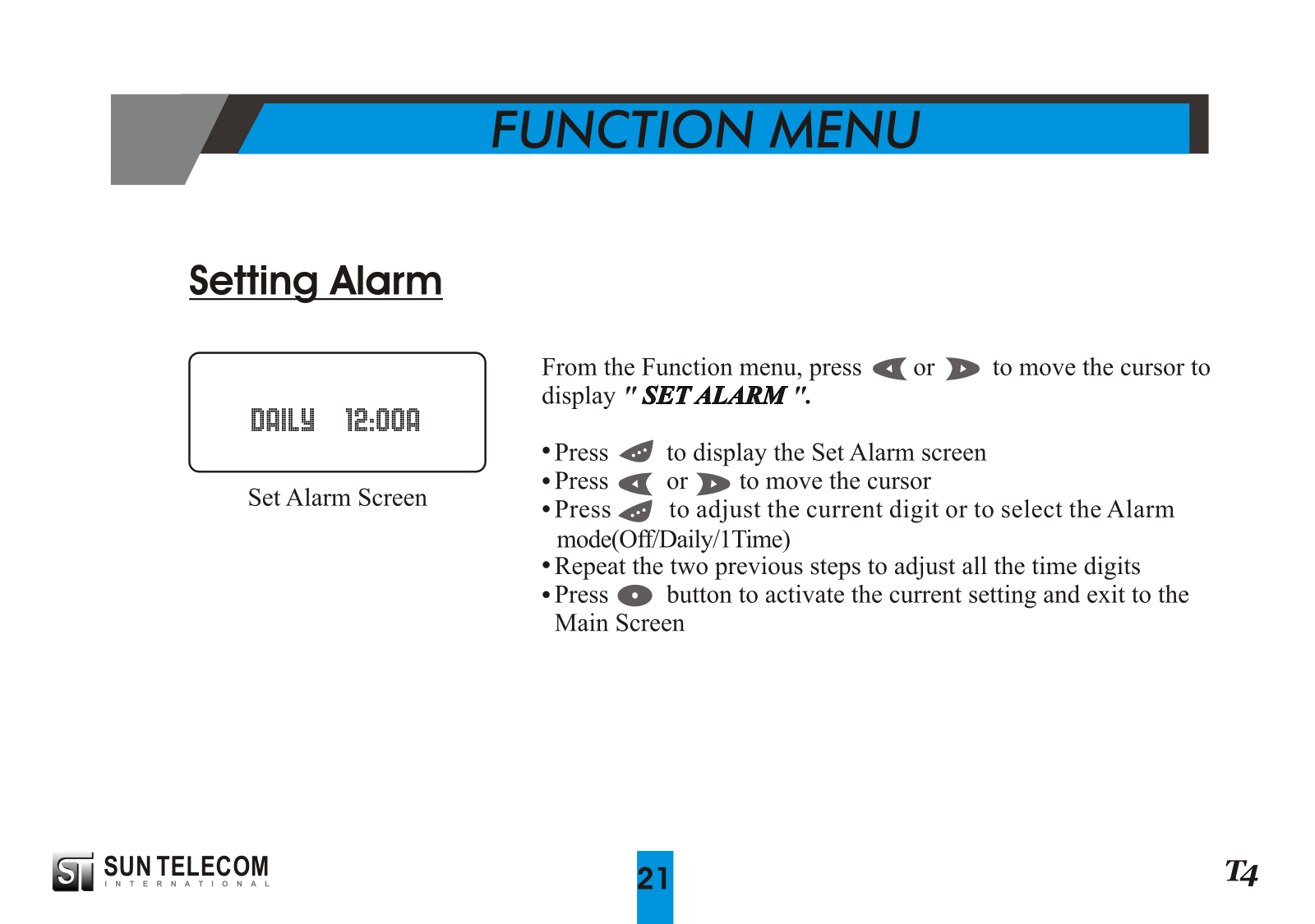 Hantel T4 Users Manual