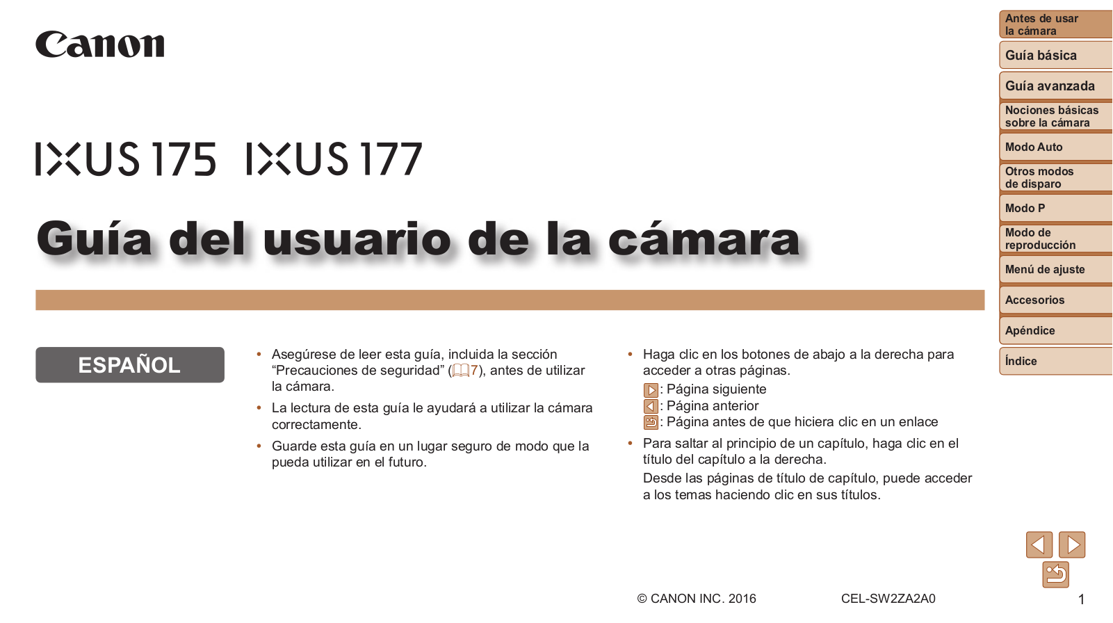 Canon IXUS 175 User Manual