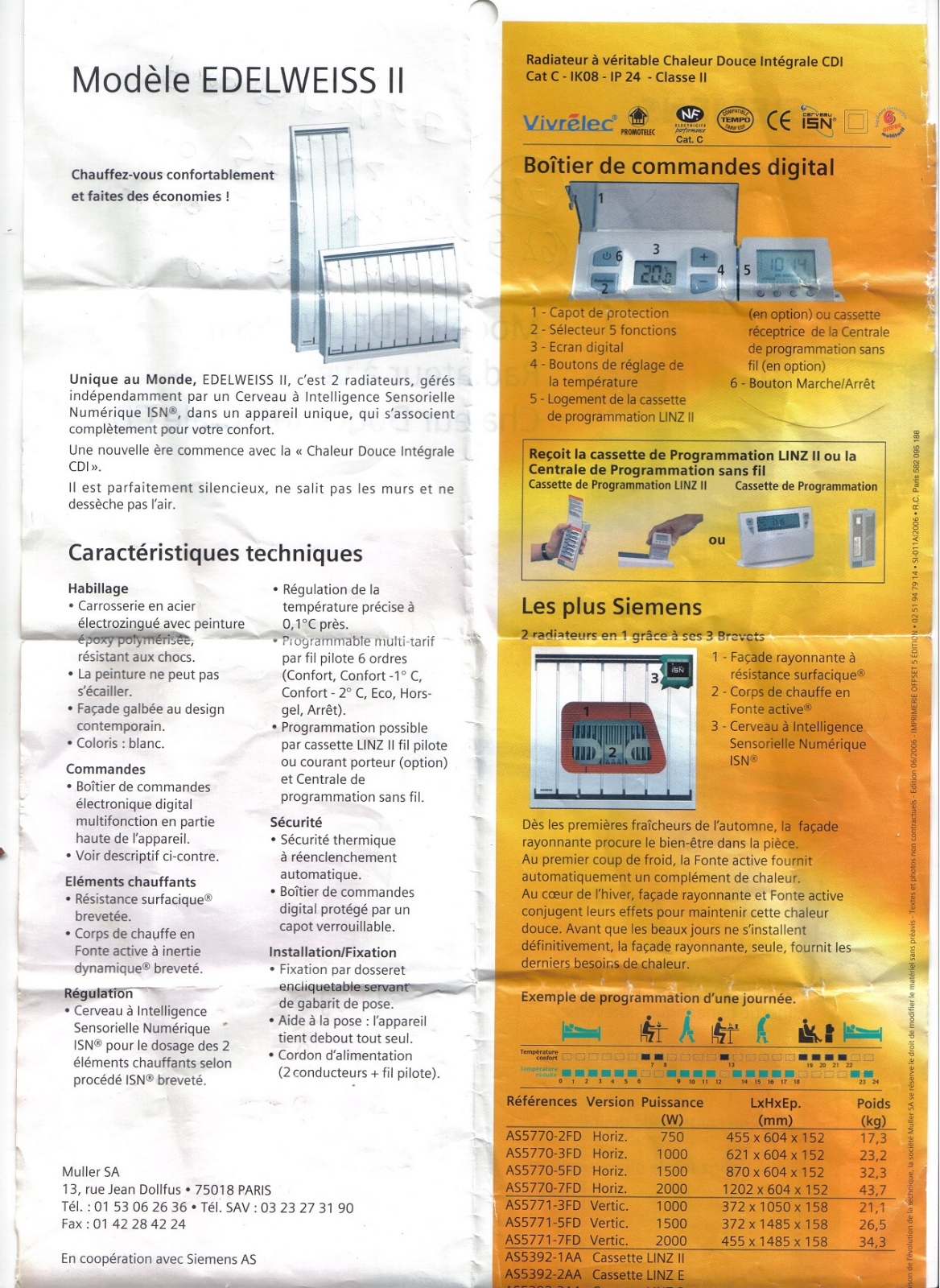 SIEMENS EDELWEISS II User Manual