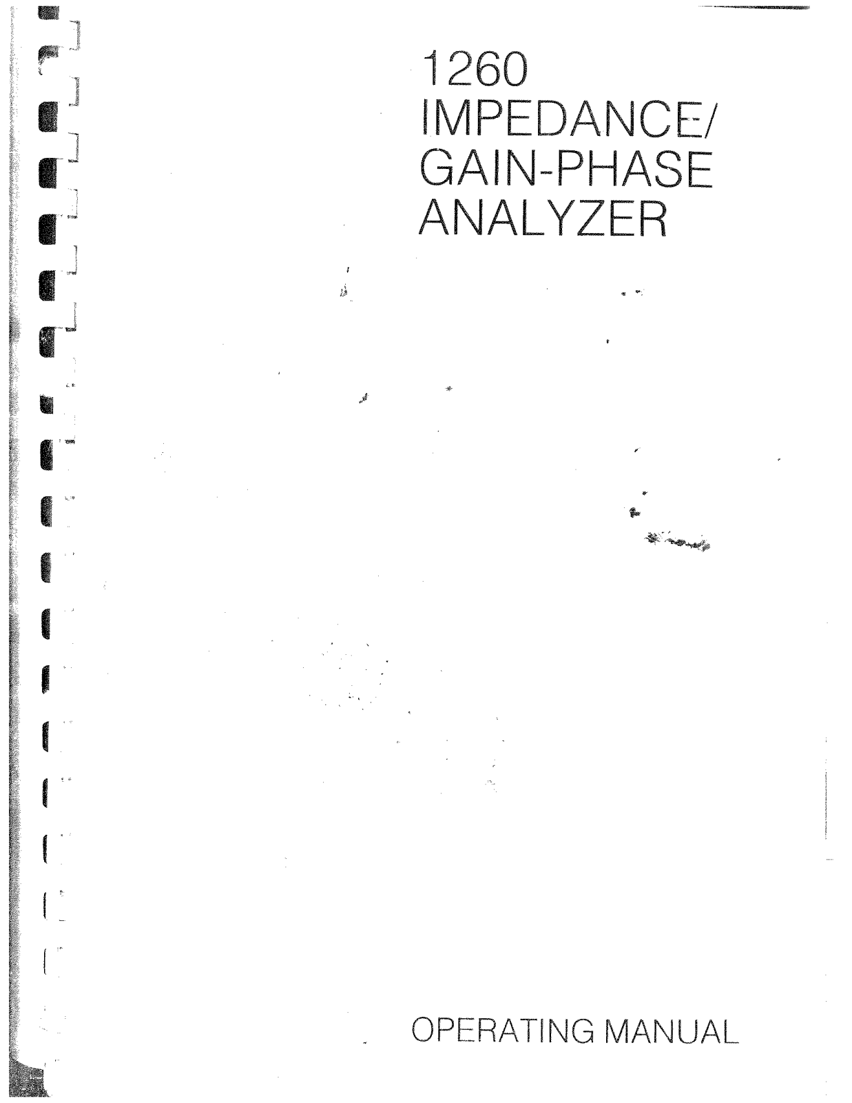 Solartron 1260 User Manual