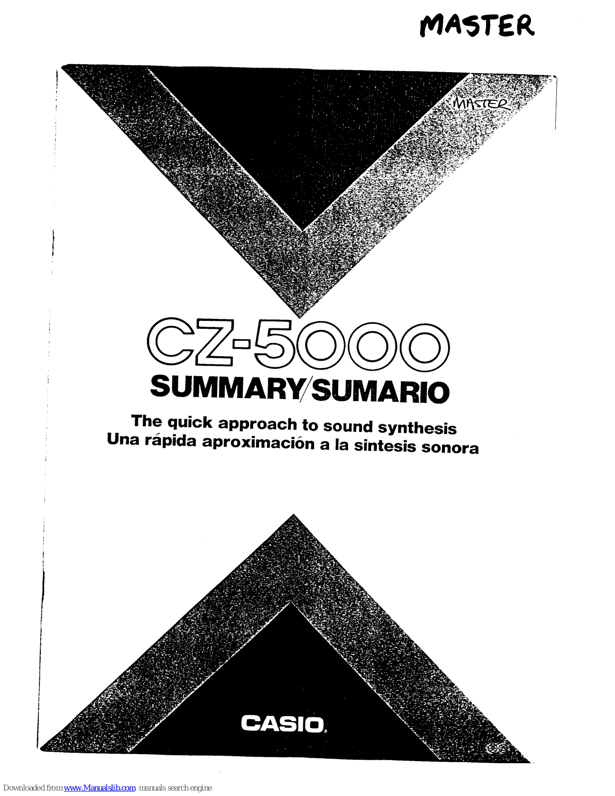 Casio CZ-5000 - SOUND SYNTHESIS SUMMARY User Manual