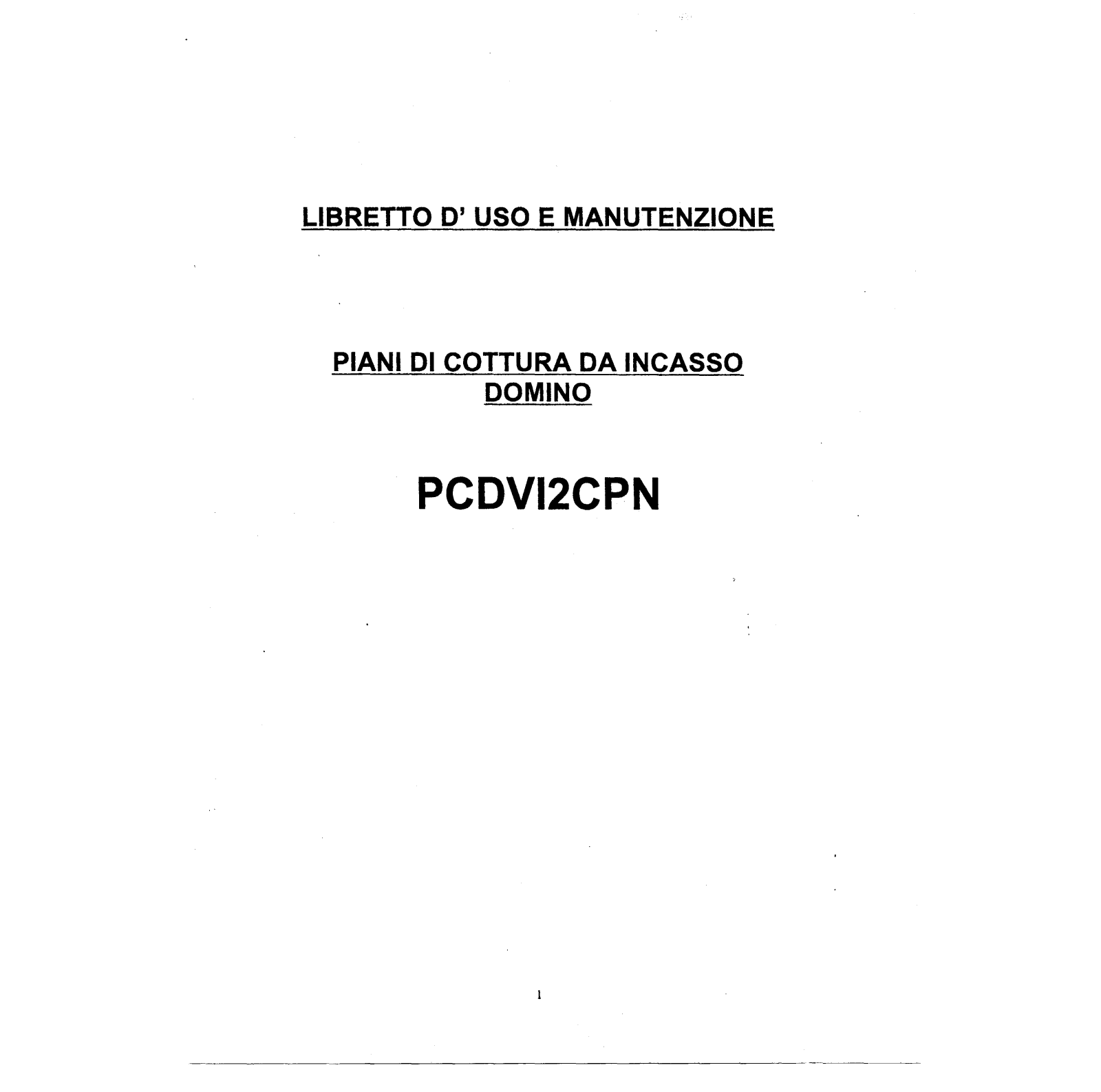 Rosières DVI2CPN User Manual