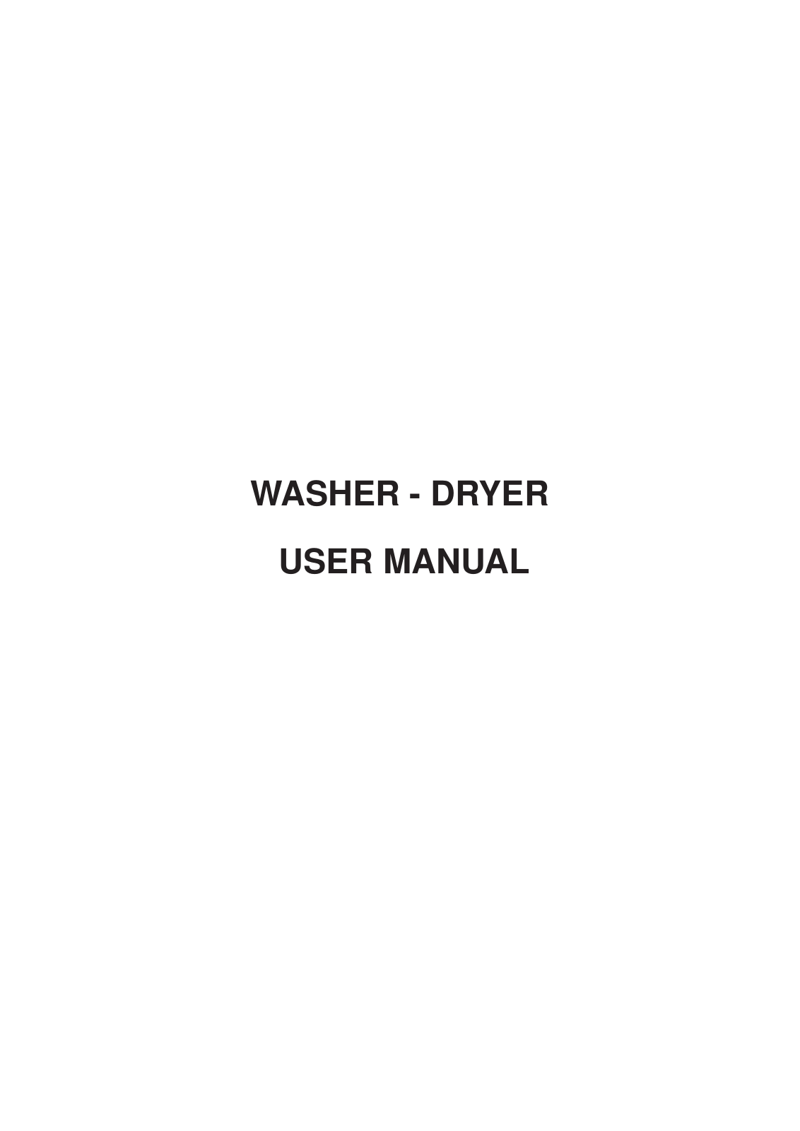 Nordmende WDSN1400WH User Manual