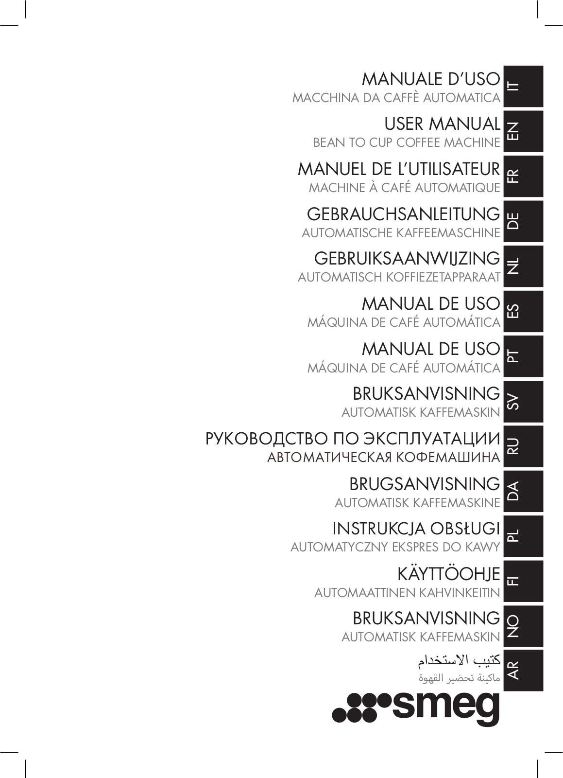 Smeg BCC01BLMEU User manual