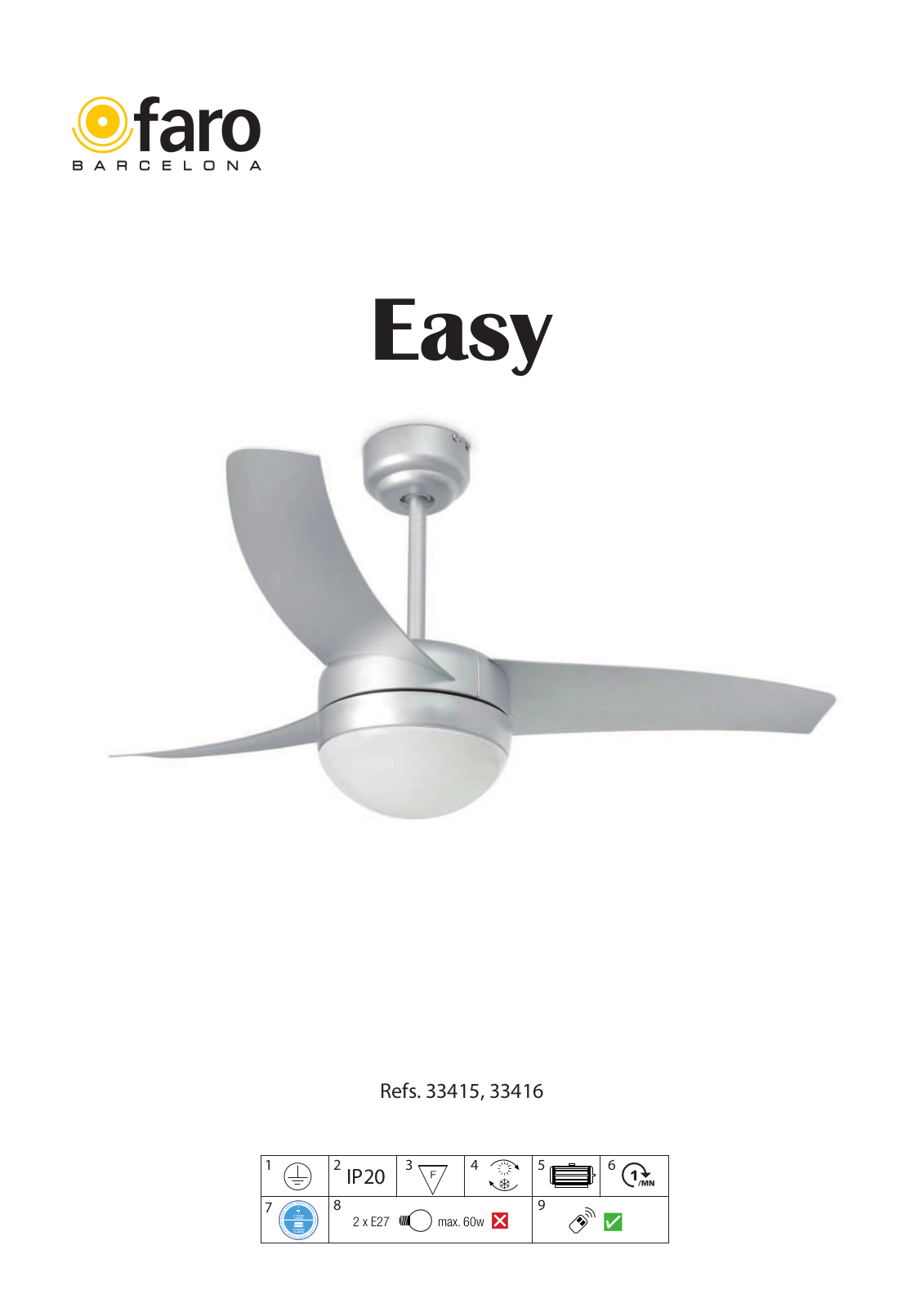 Faro EASY 33415 Operating Instructions - ManualMachine.com